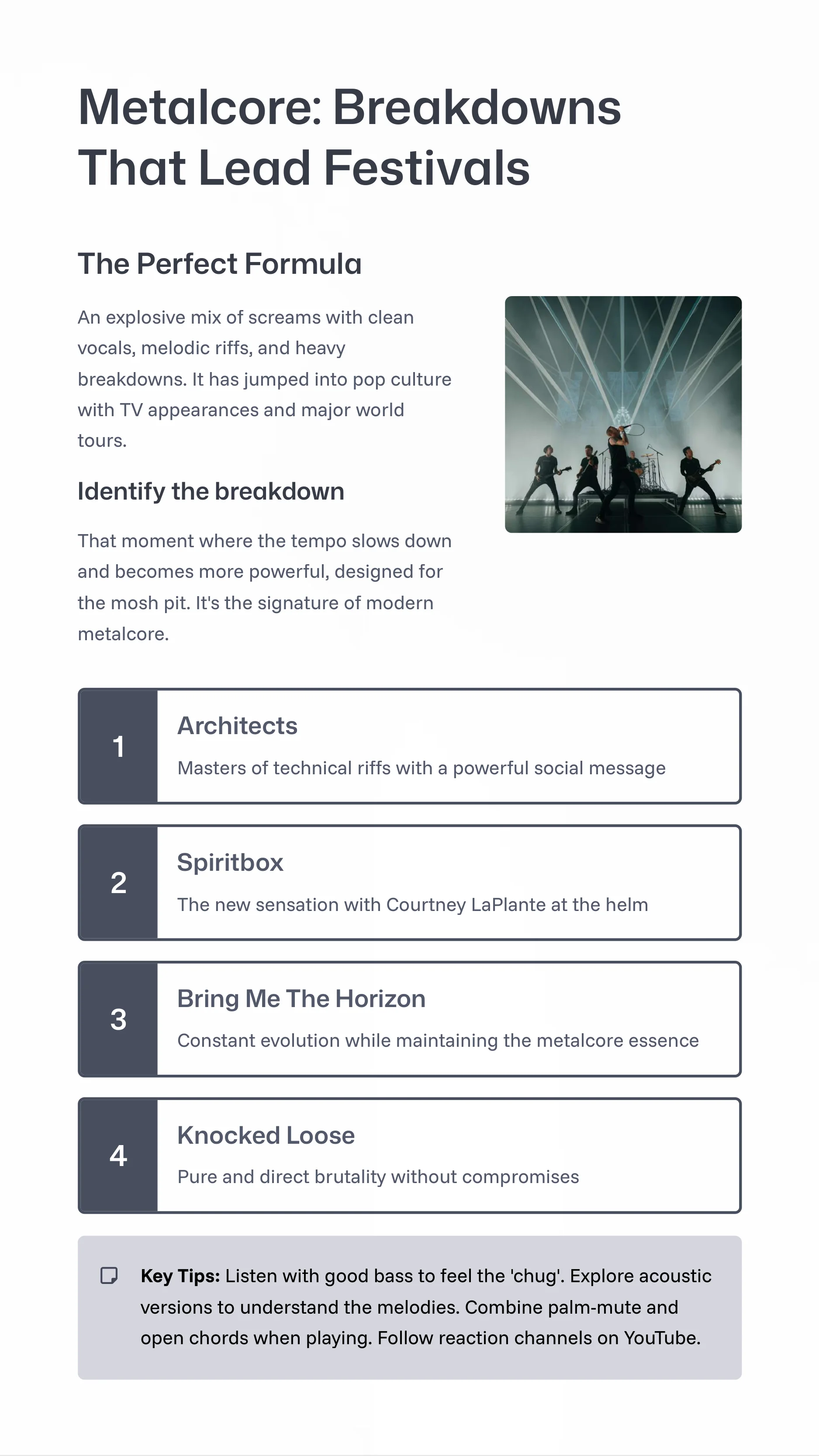 10 Metal Subgenres You Need To Know — Page 4