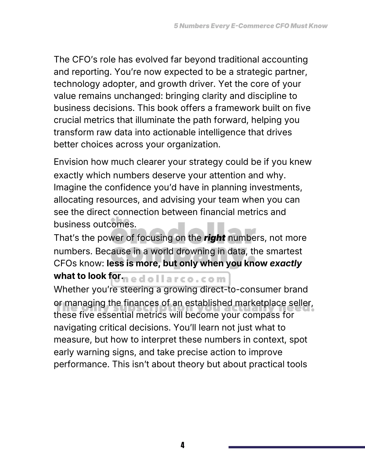 5 Numbers Every E-Commerce CFO Must Know — Page 5