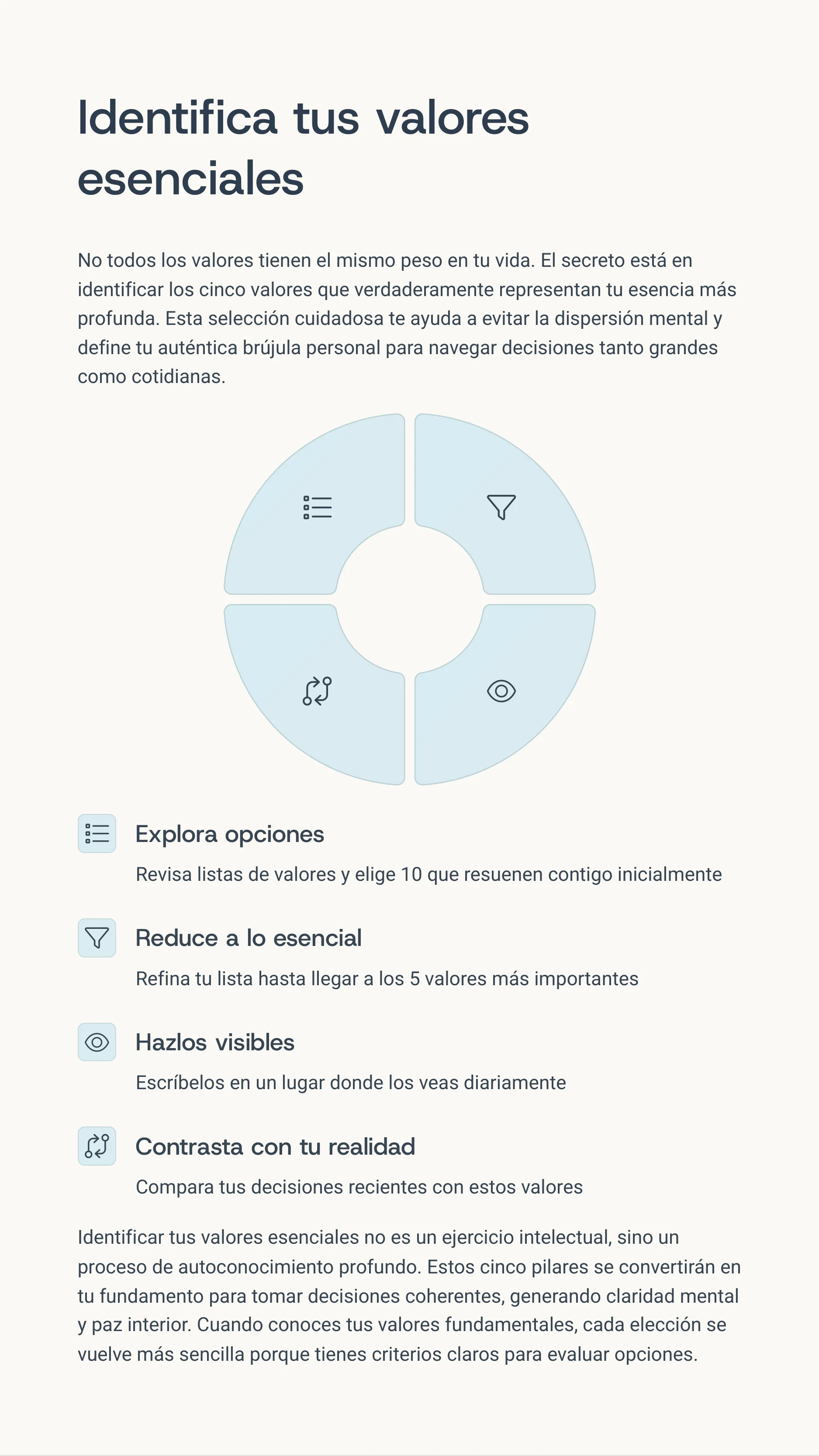 Align your actions with your values — Page 4