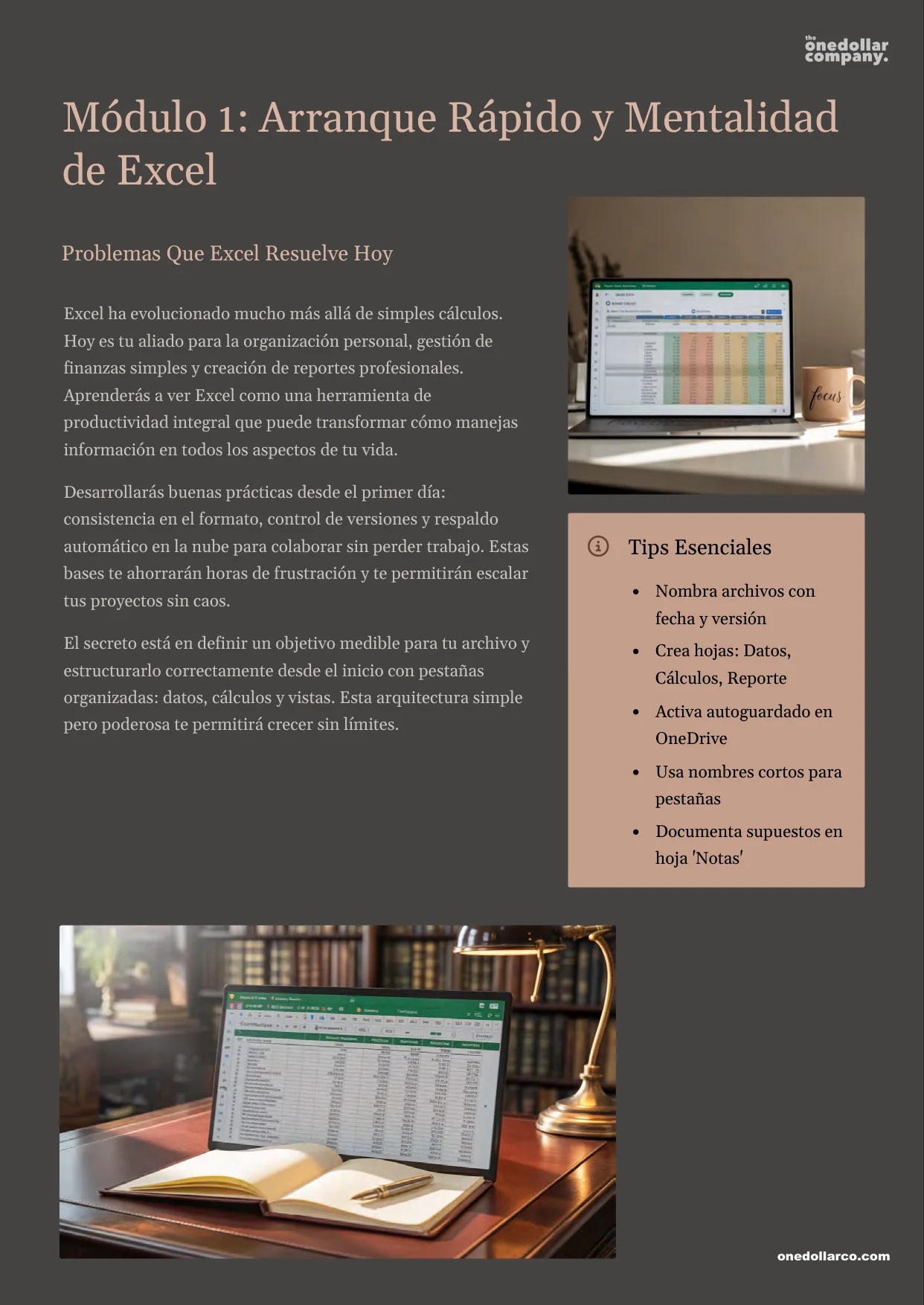 Basic Excel for Personal and Professional Management — Page 4
