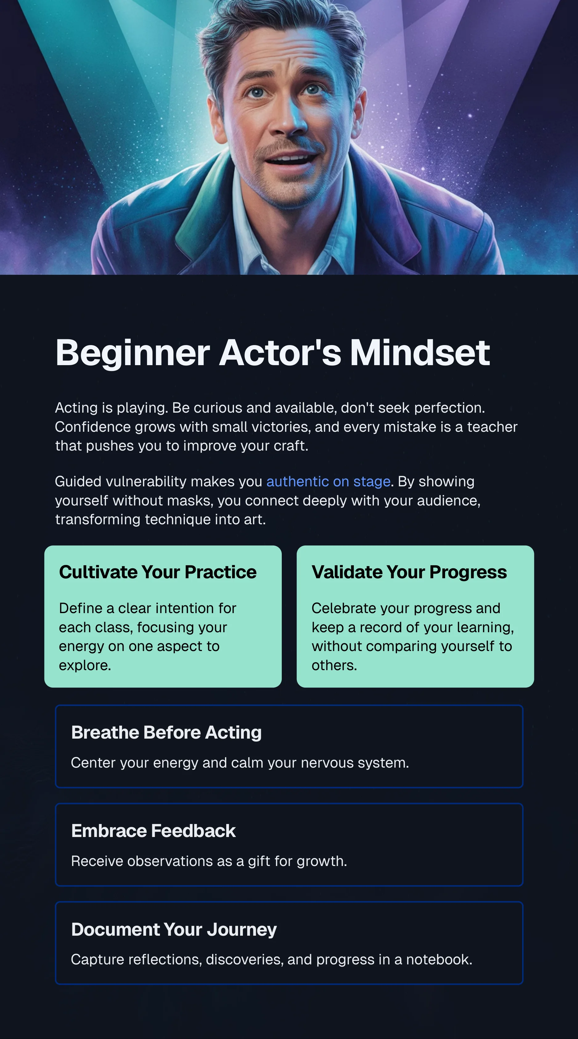 Beginners Theater and Improv Course — Page 3