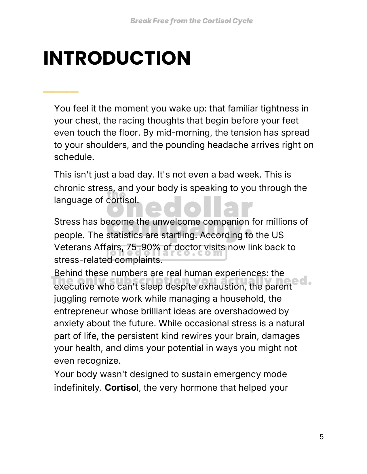 Break Free from the Cortisol Cycle — Page 6