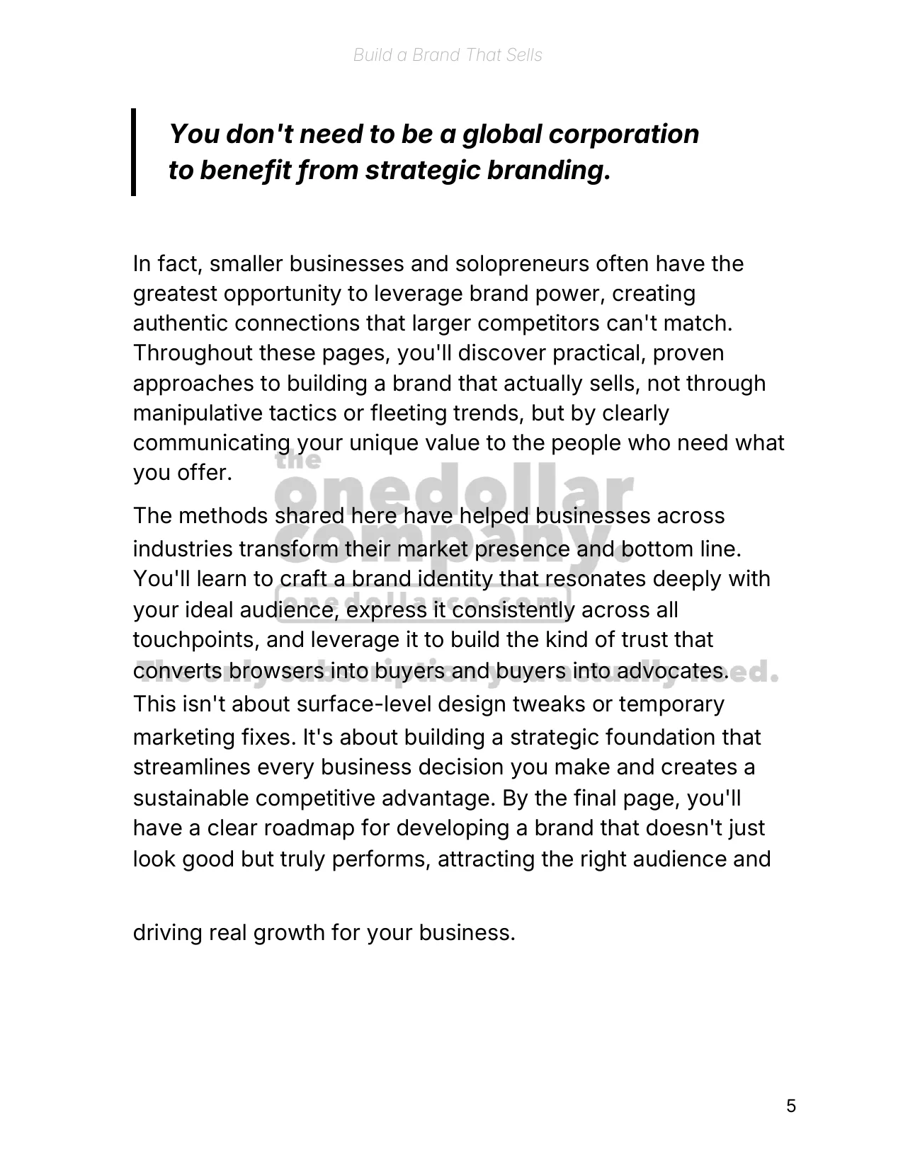 Build a Brand That Sells — Page 6