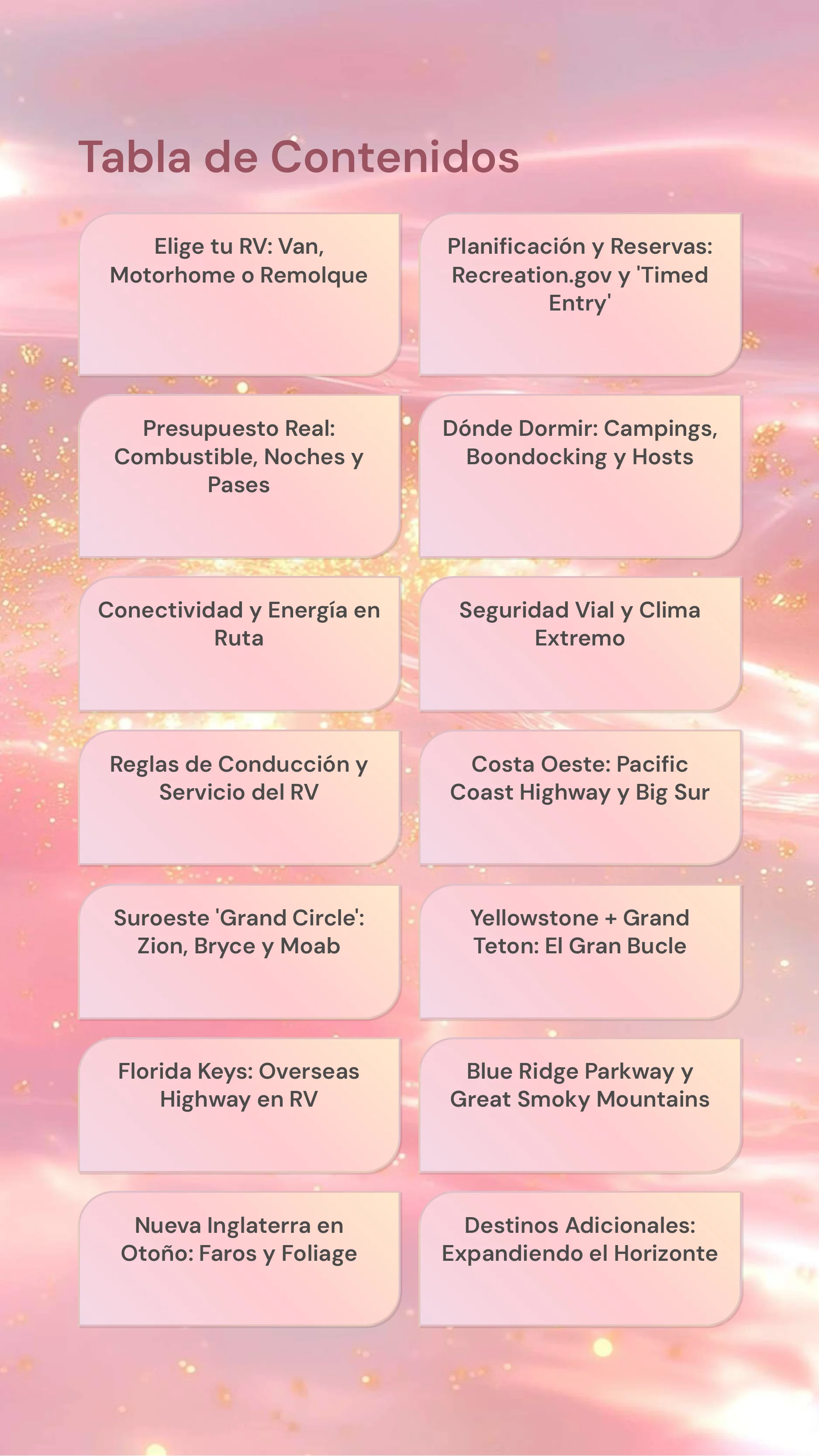 Complete Guide US RV Trip 2025 — Page 2