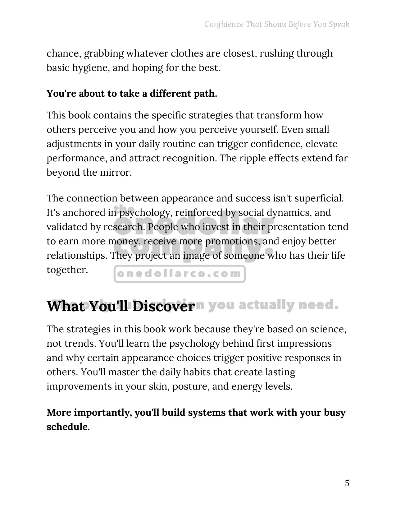 Confidence That Shows Before You Speak — Page 5