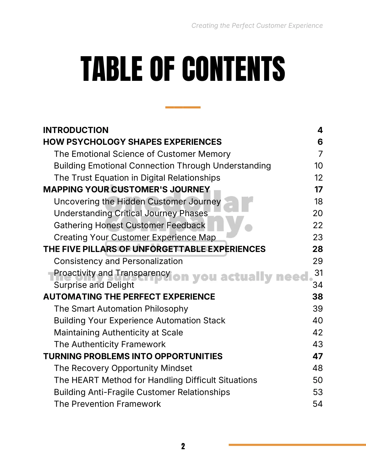 Creating the Perfect Customer Experience — Page 2