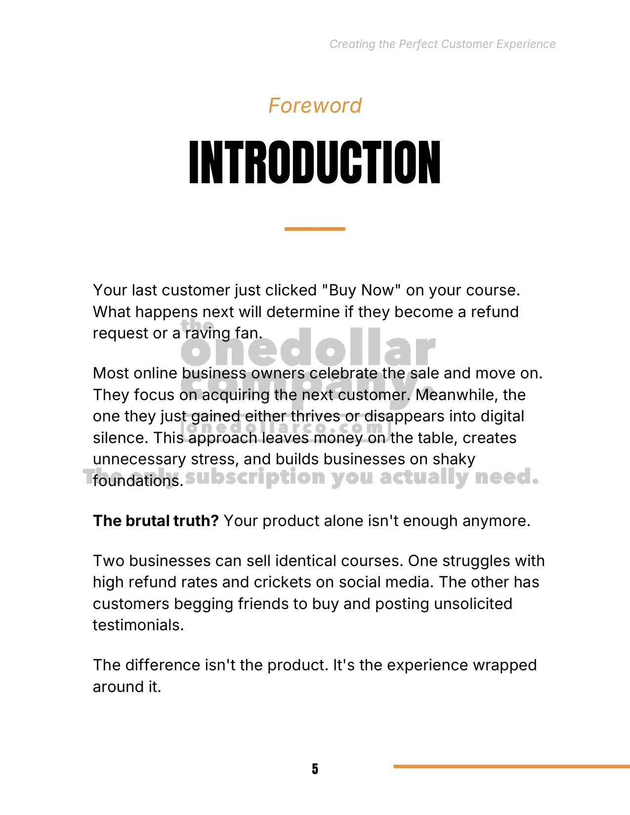 Creating the Perfect Customer Experience — Page 5