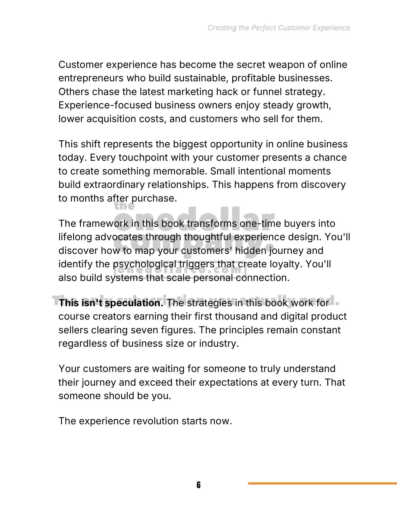 Creating the Perfect Customer Experience — Page 6