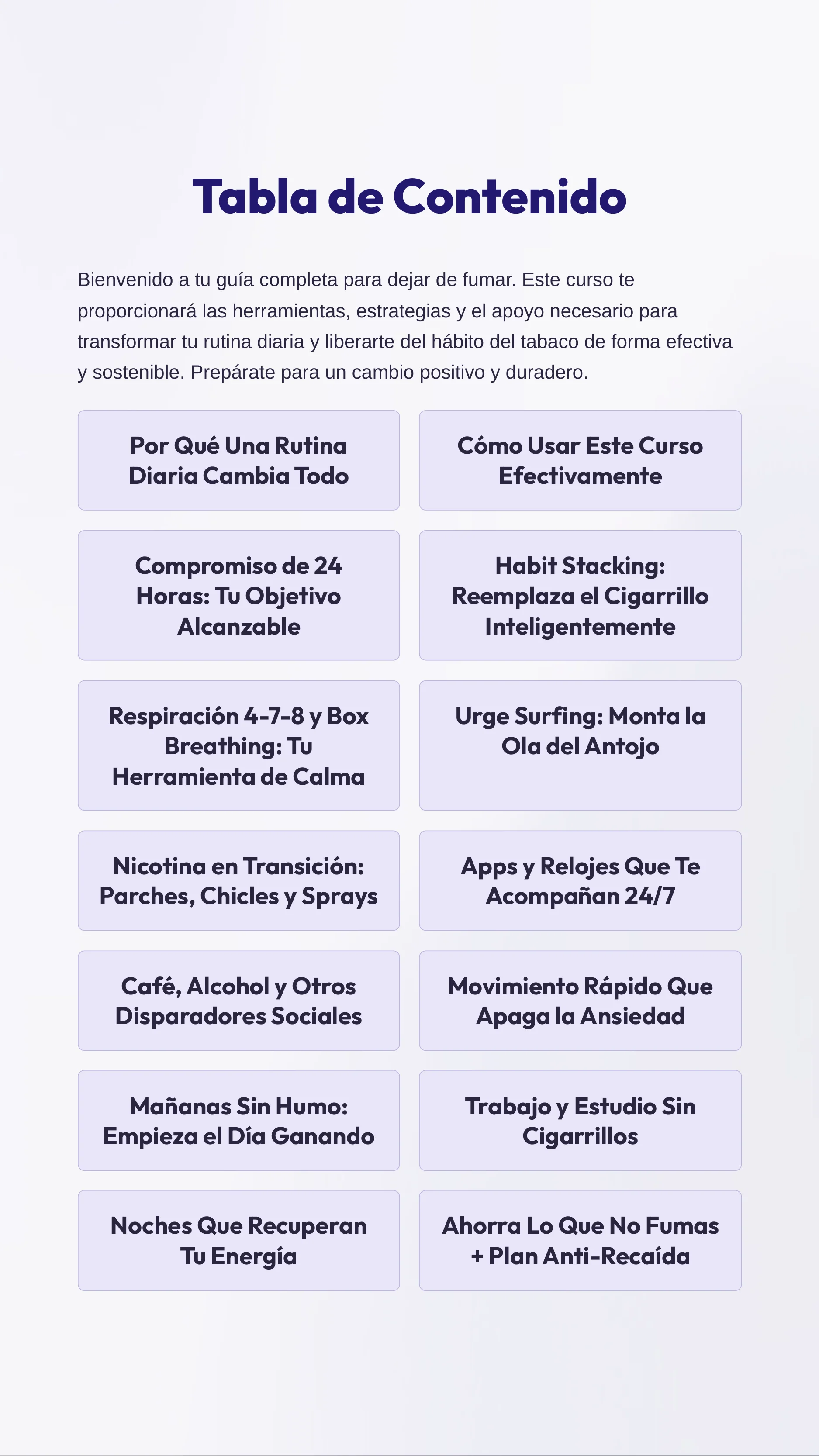 Daily Routine to Quit Smoking — Page 2