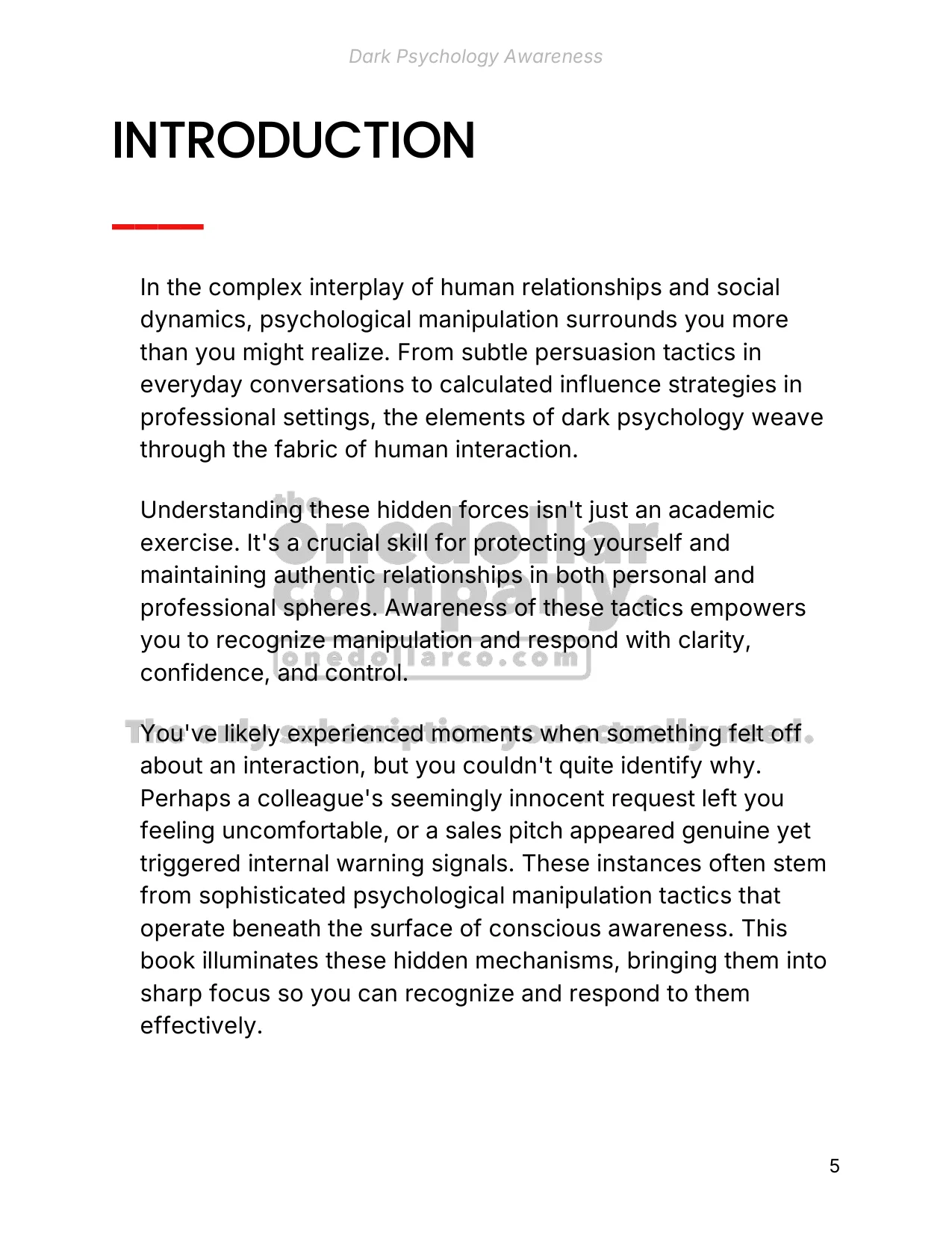Dark Psychology Awareness — Page 5