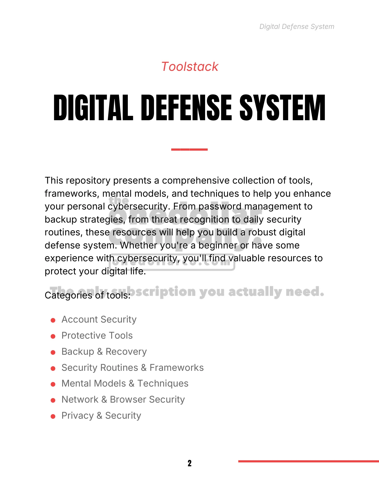 Digital Defense System — Page 2