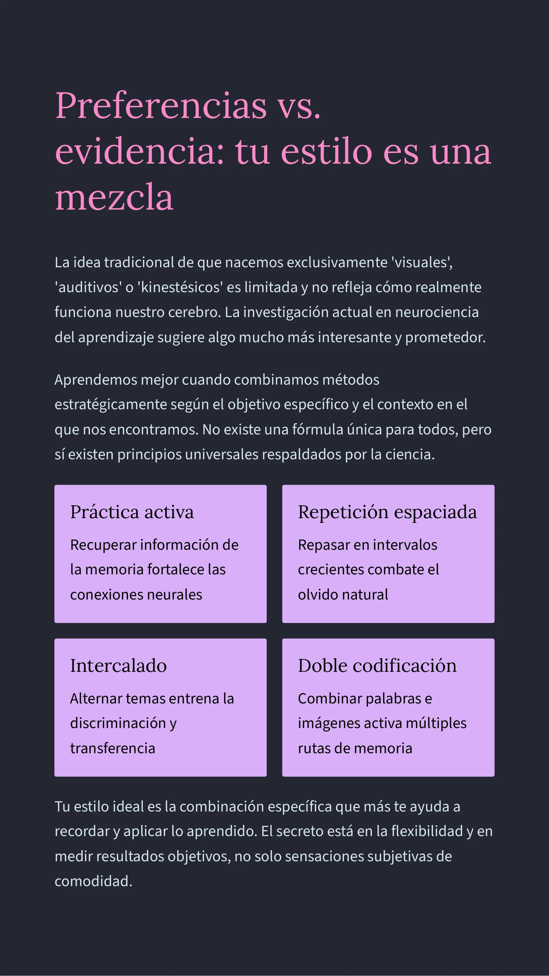 Find Your Ideal Learning Style — Page 4