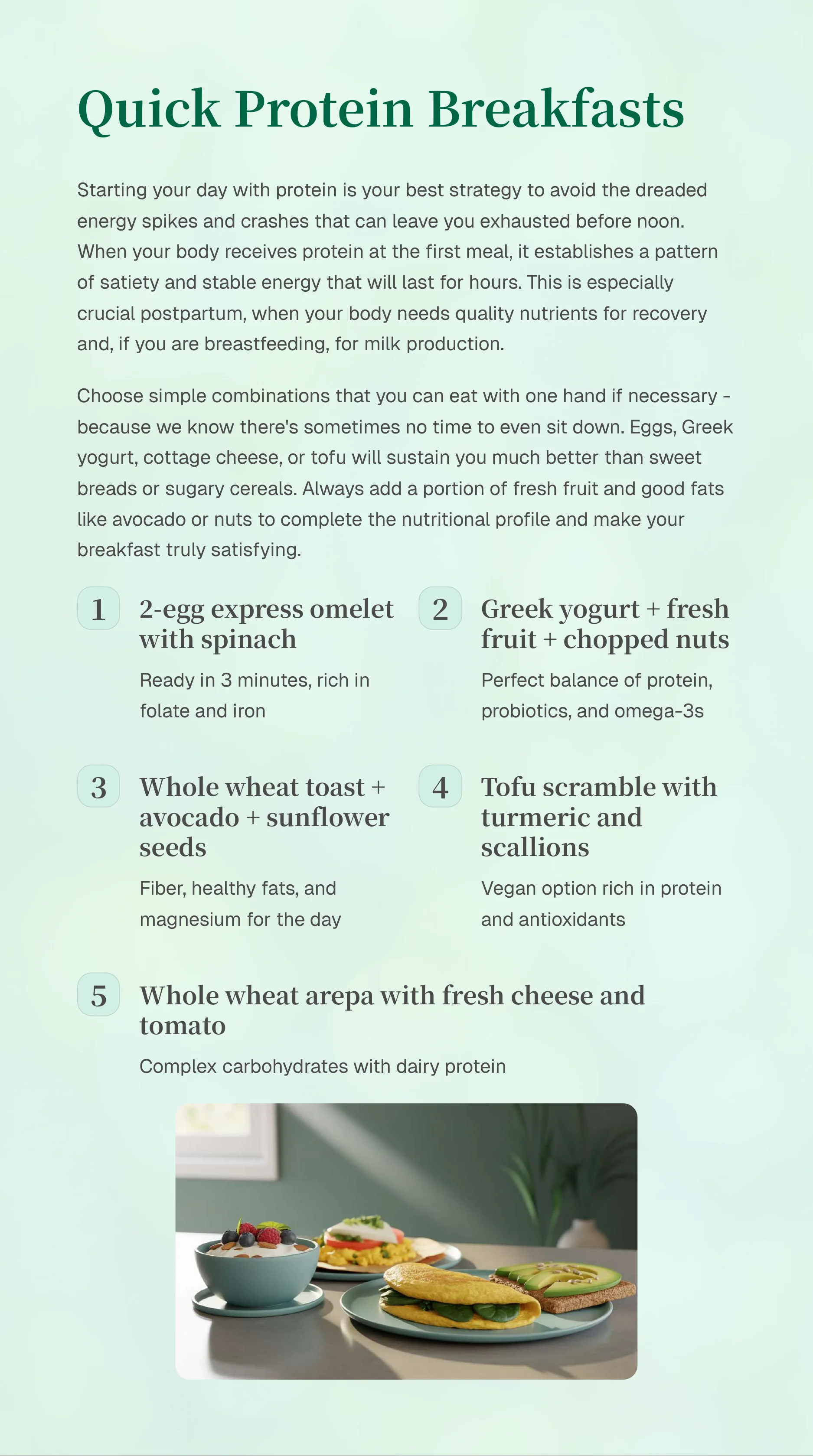 Foods that boost you energy postpartum — Page 3