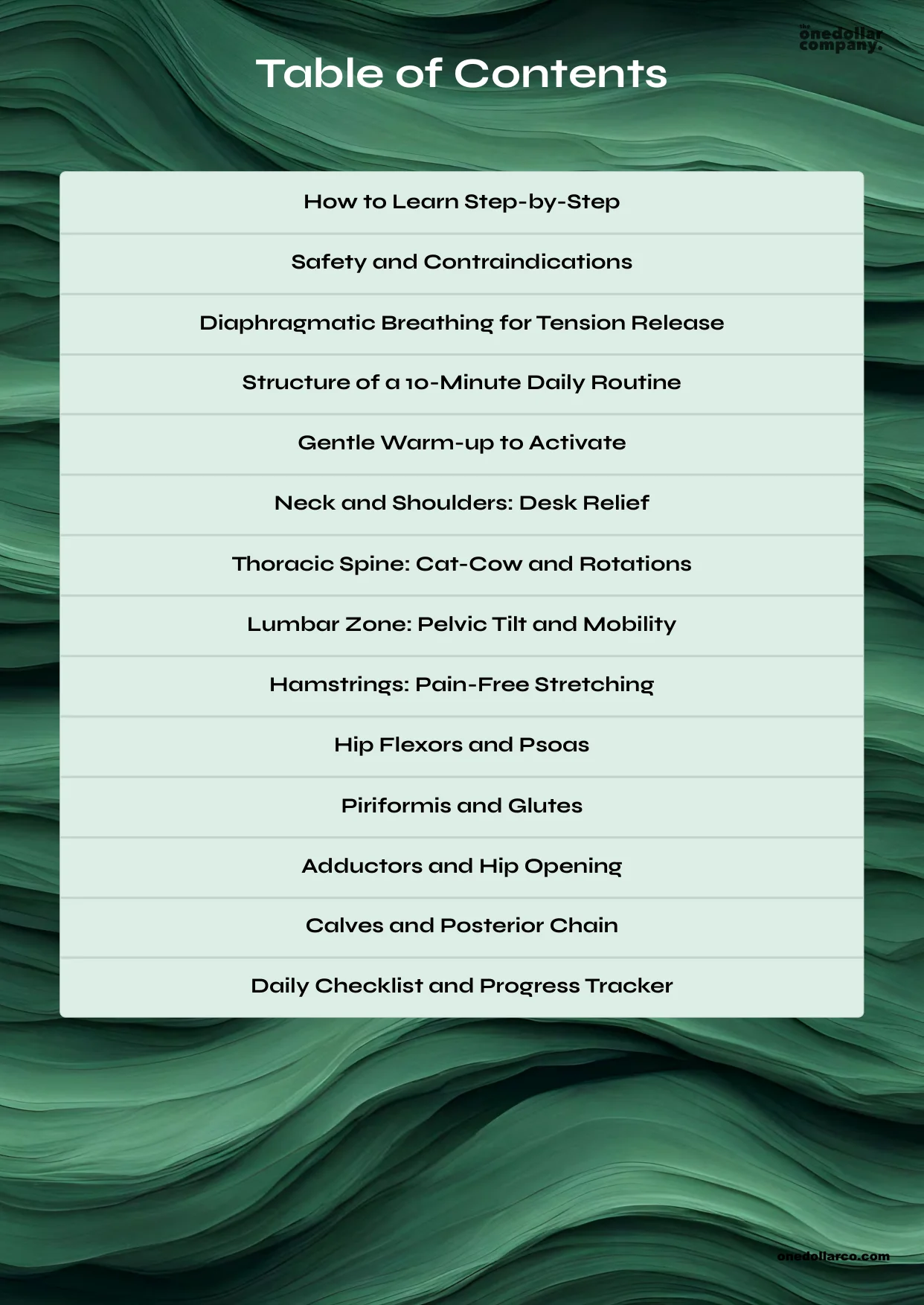 Happy Back: 10-Minute Daily Stretches — Page 3