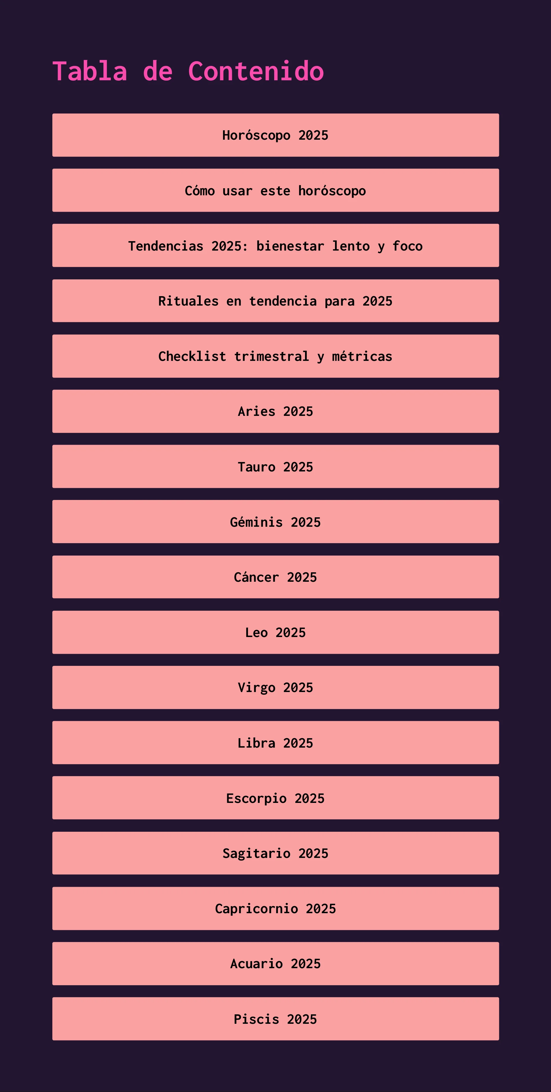 Horoscope 2025 — Page 2