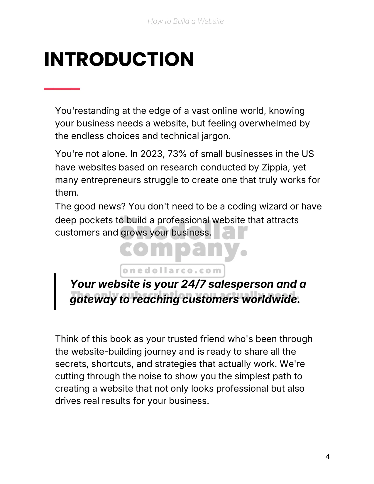 How to Build a Website — Page 5