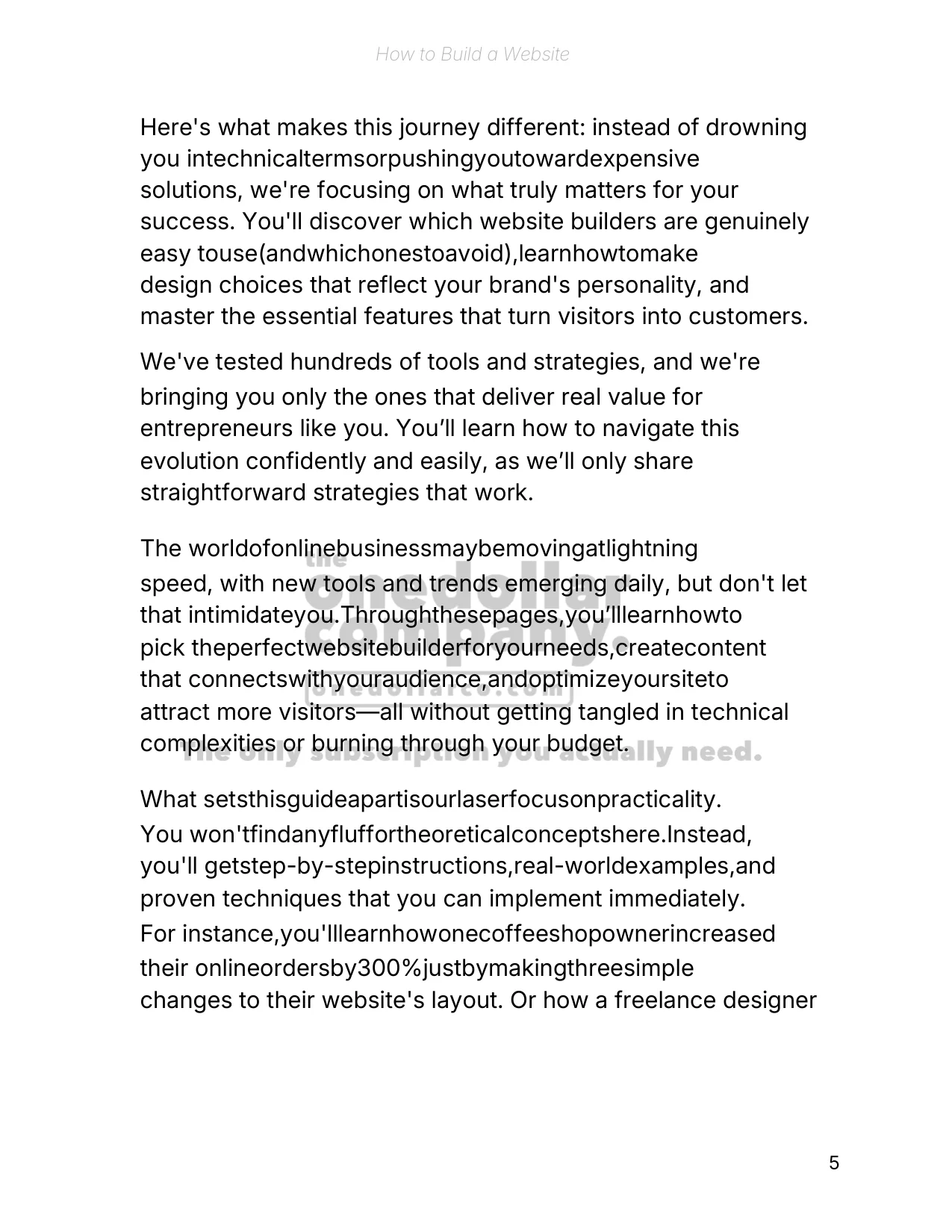 How to Build a Website — Page 6