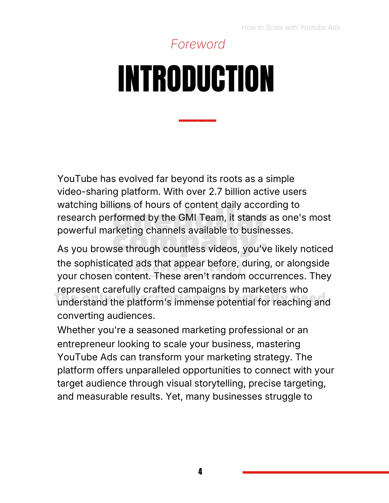 How to Scale with Youtube Ads — Page 5