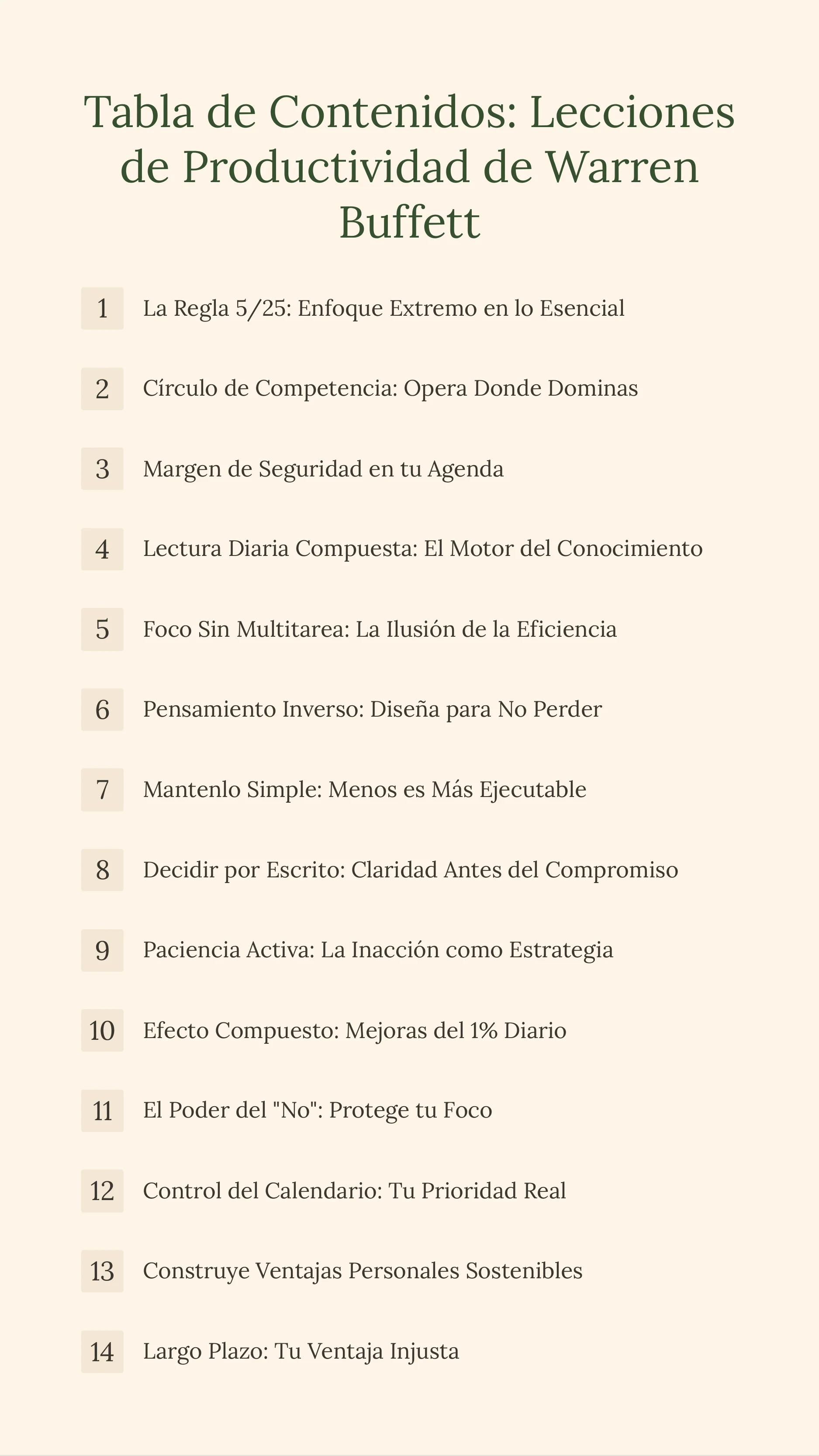 Learn Productivity Lessons from Warren Buffett 20 Key Tips — Page 2