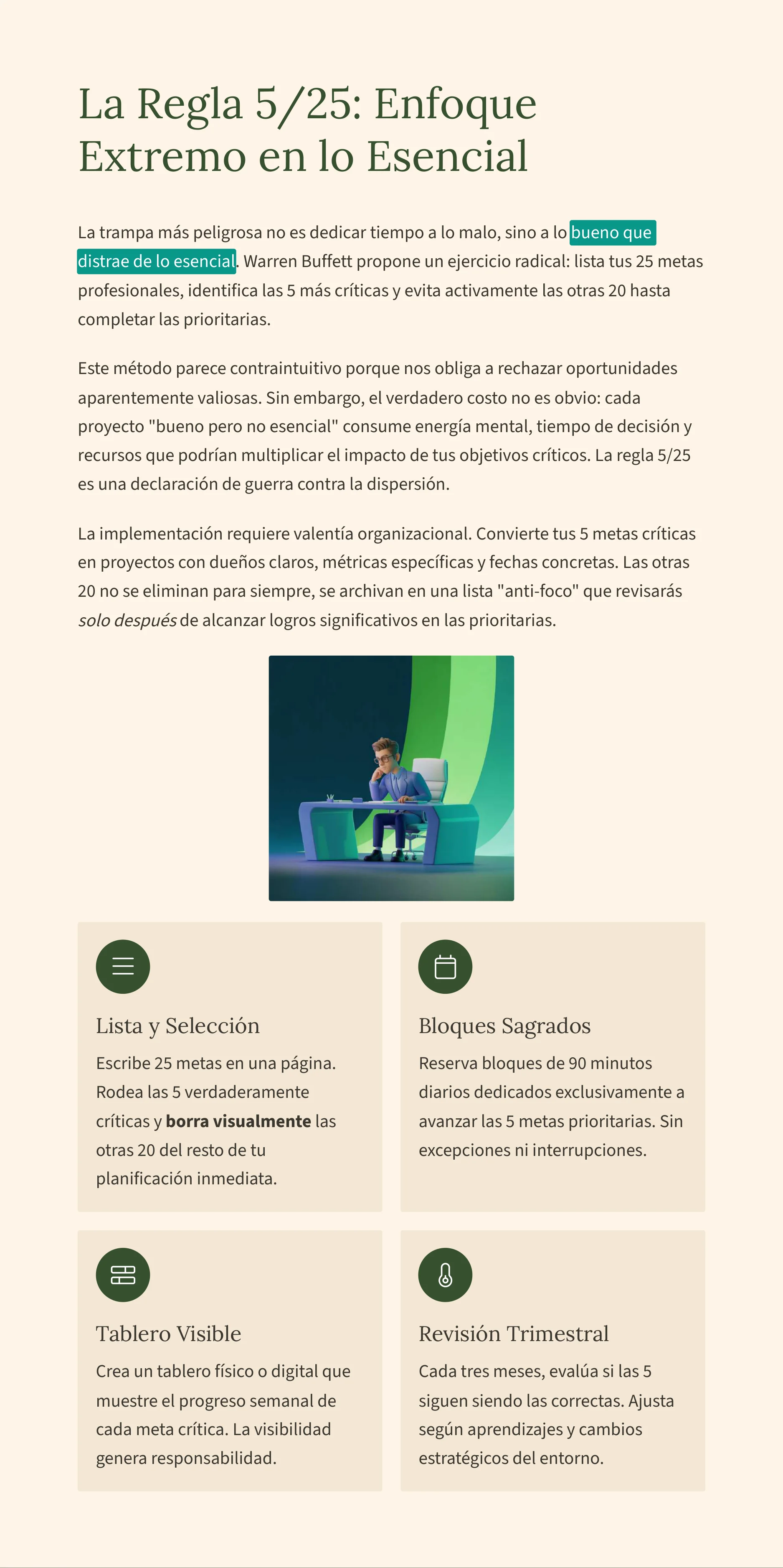 Learn Productivity Lessons from Warren Buffett 20 Key Tips — Page 3