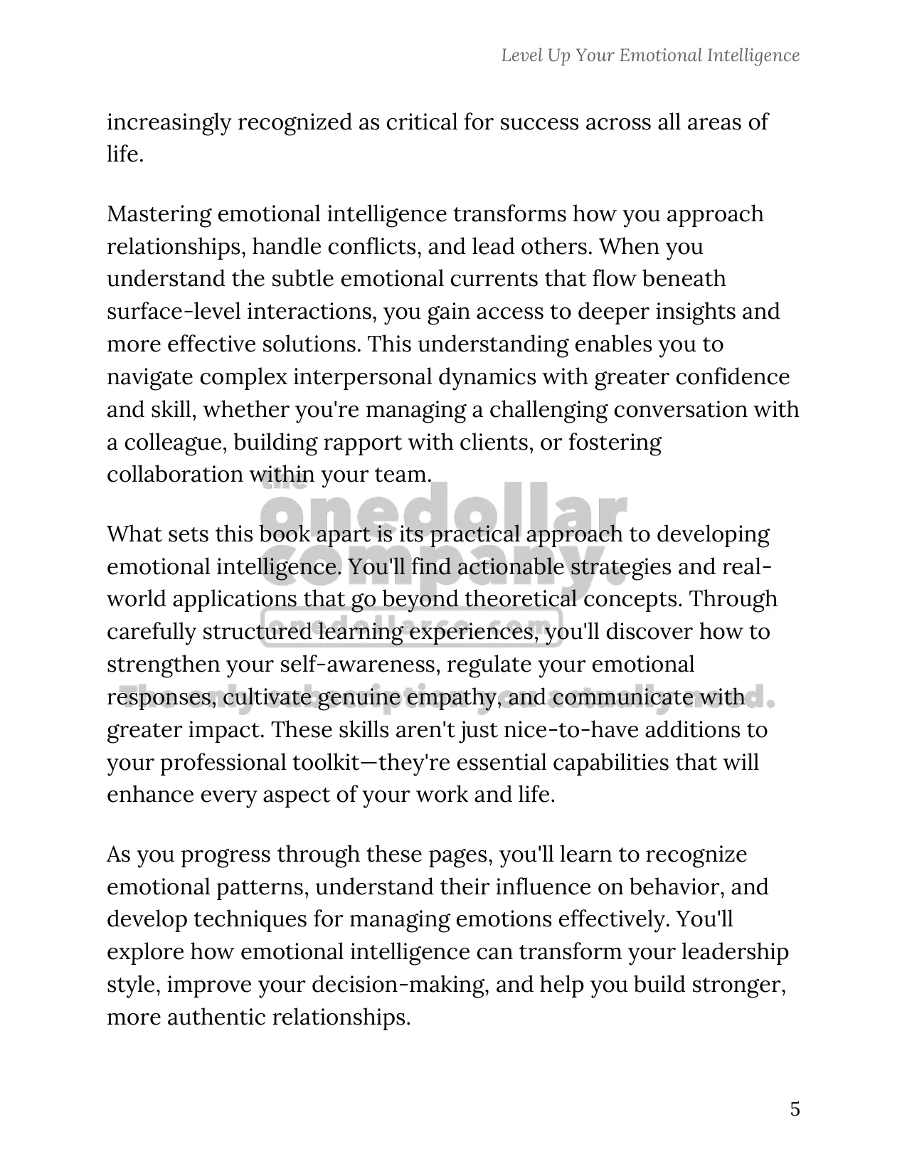 Level Up Your Emotional Intelligence — Page 5
