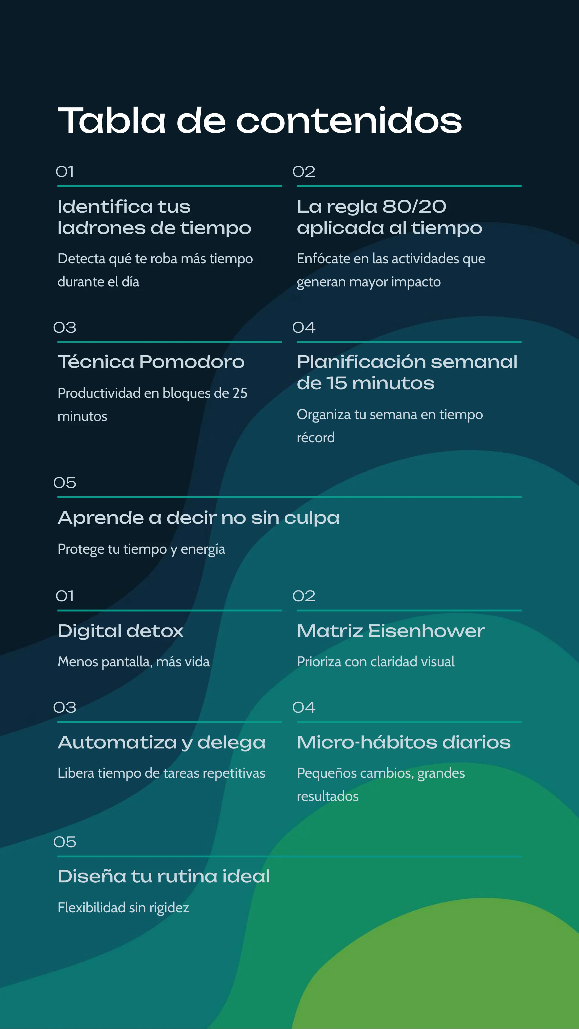 Manage you -time effortlessly — Page 2