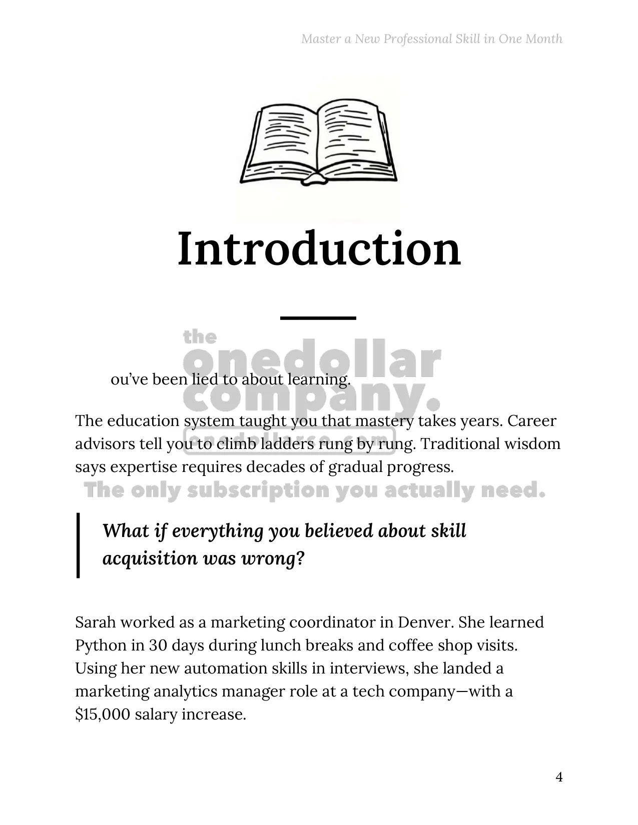 Master a New Professional Skill in One Month — Page 4