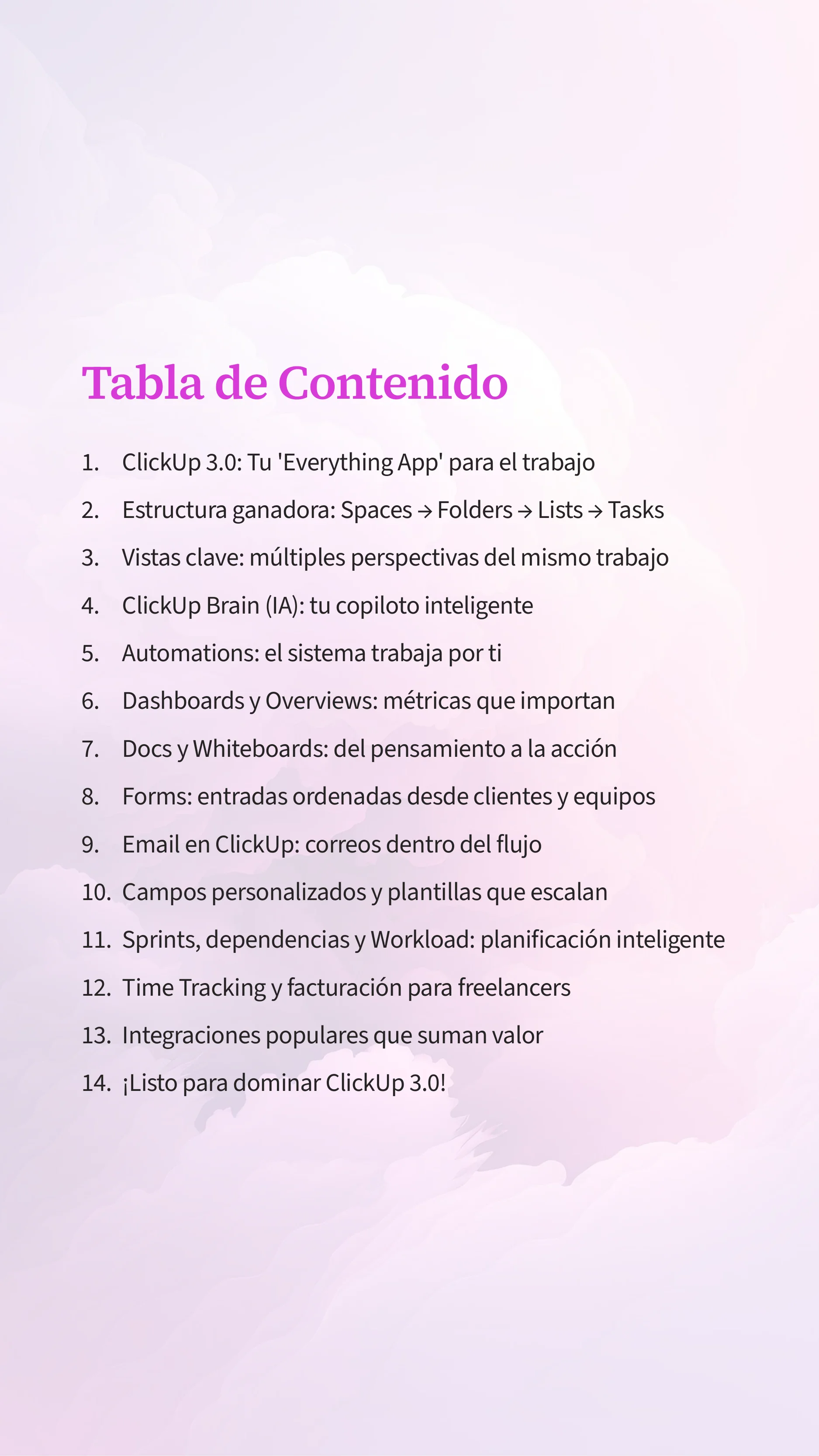 Master ClickUp 3.0 For Businesses And Freelancers — Page 2