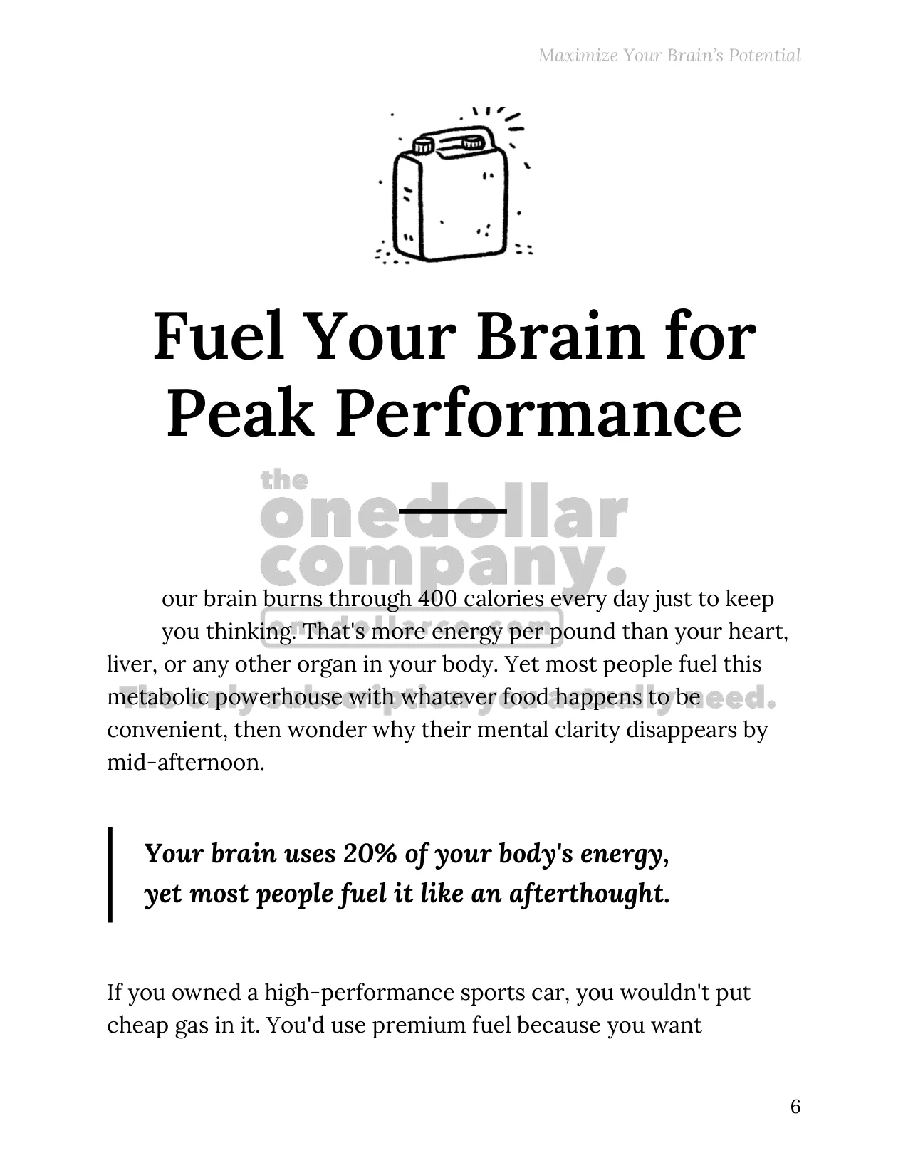 Maximize Your Brain’s Potential — Page 6