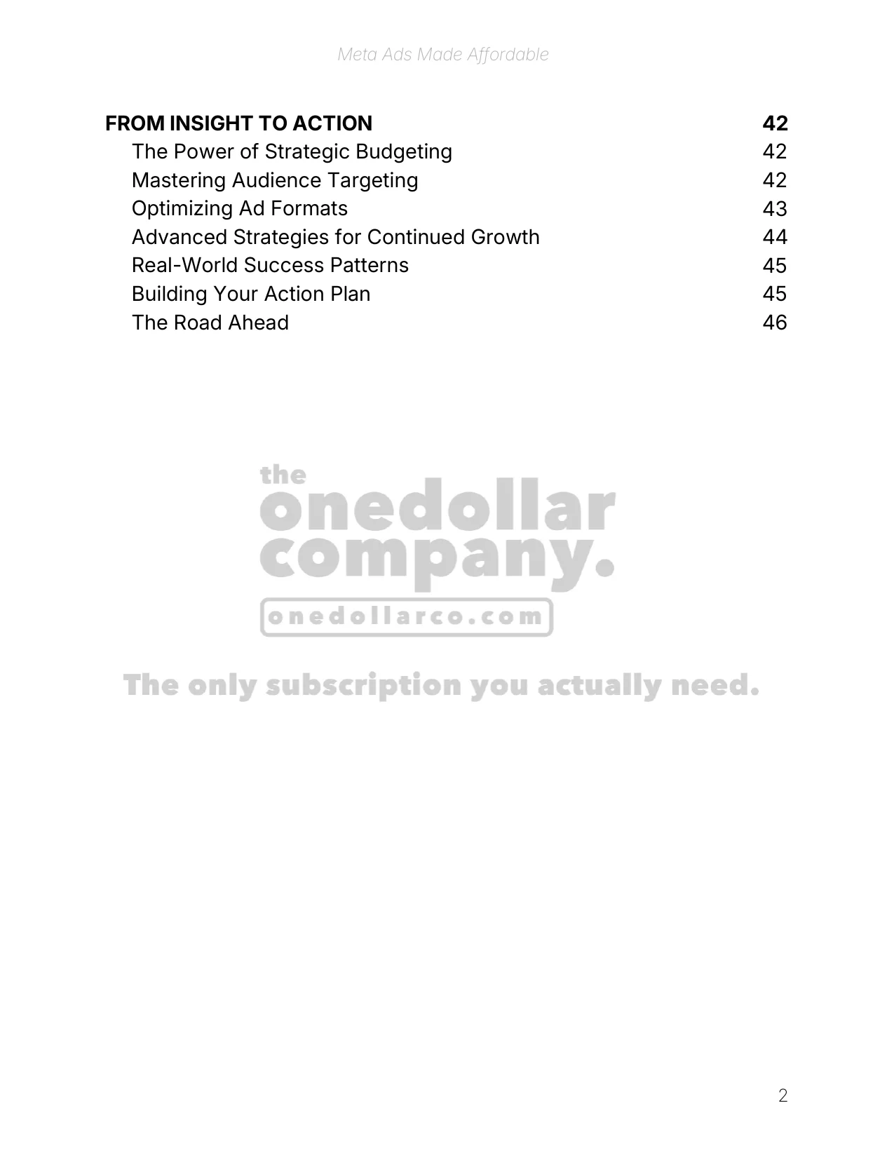 Meta Ads Made Affordable — Page 3