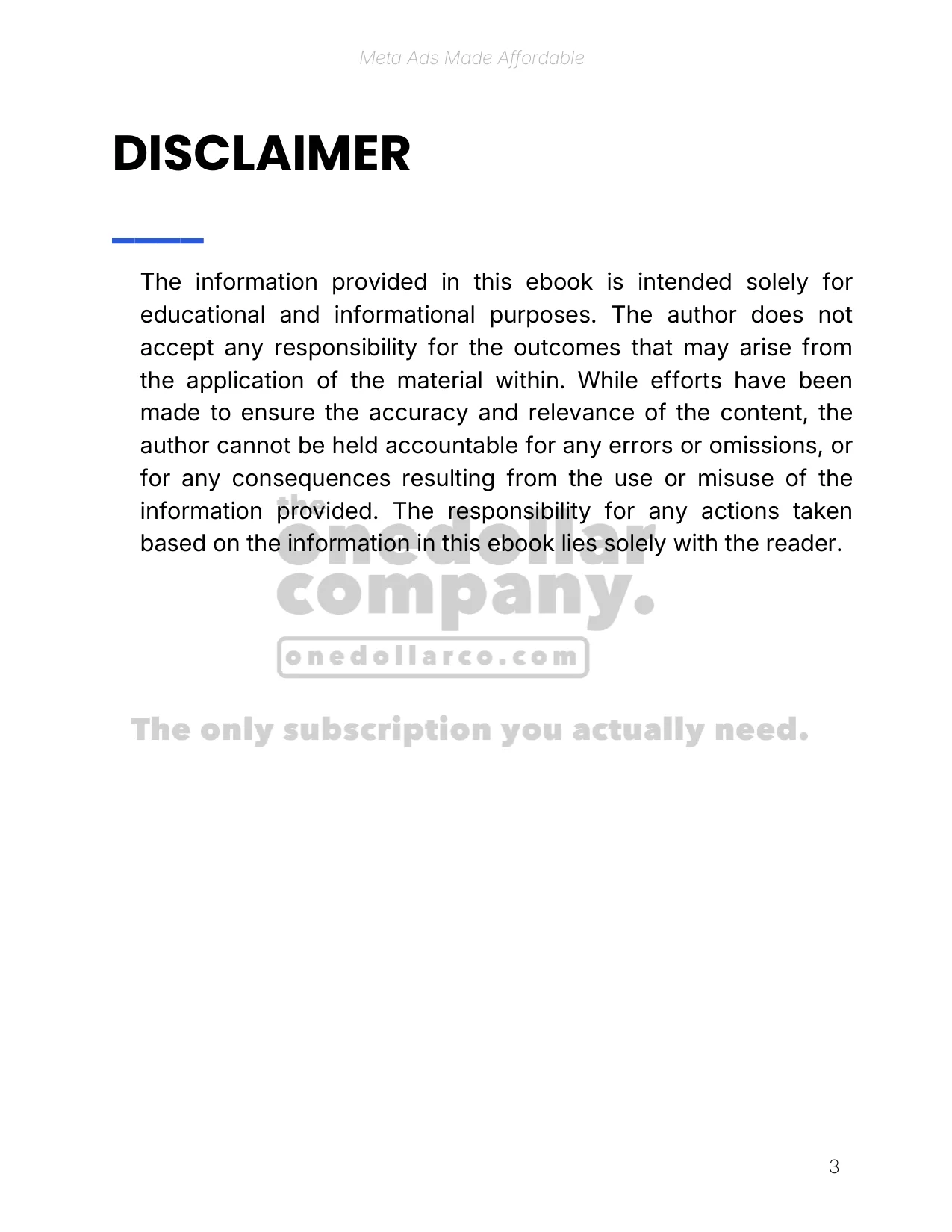 Meta Ads Made Affordable — Page 4