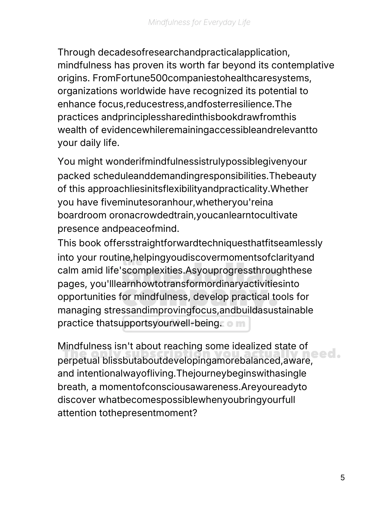 Mindfulness for Everyday Life — Page 6