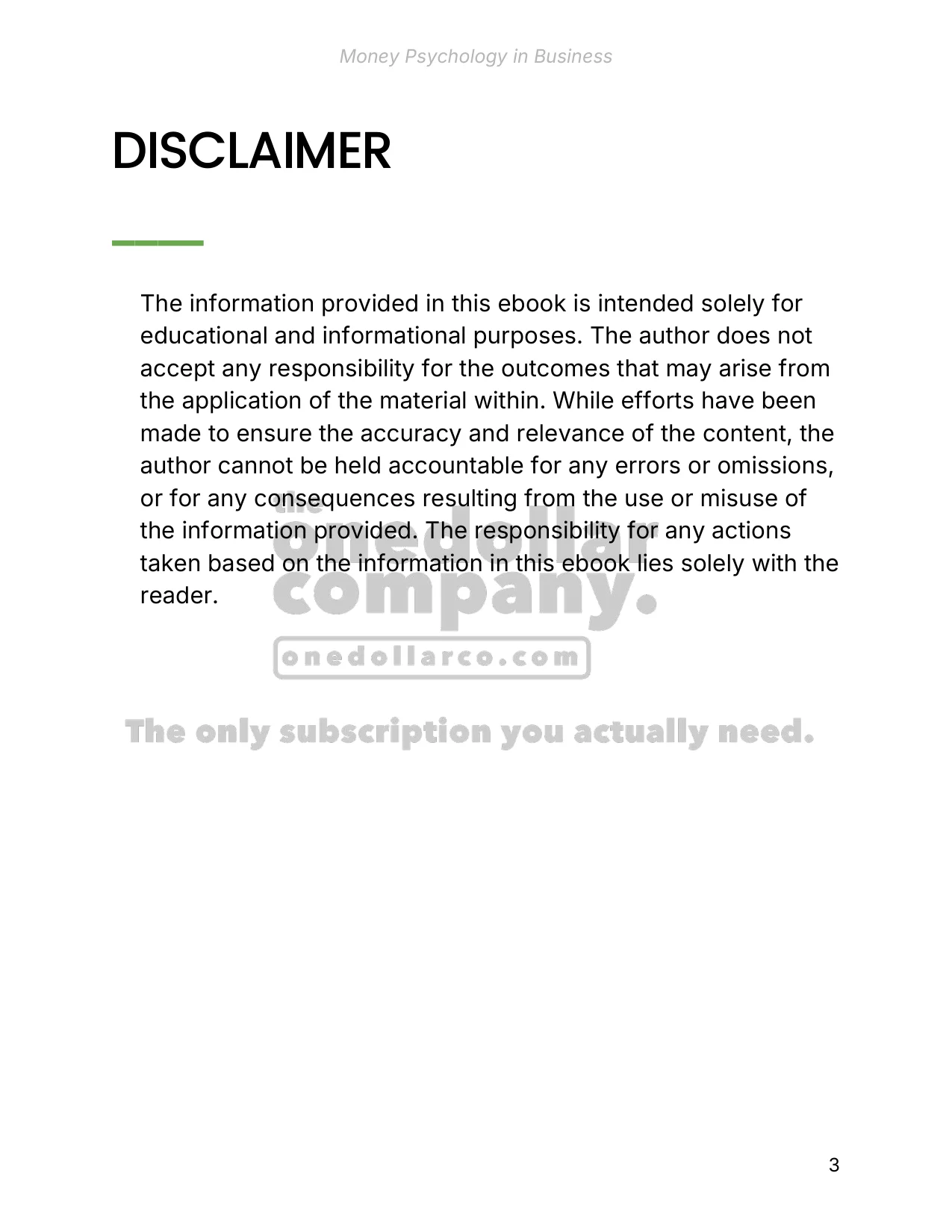 Money Psychology in Business — Page 3