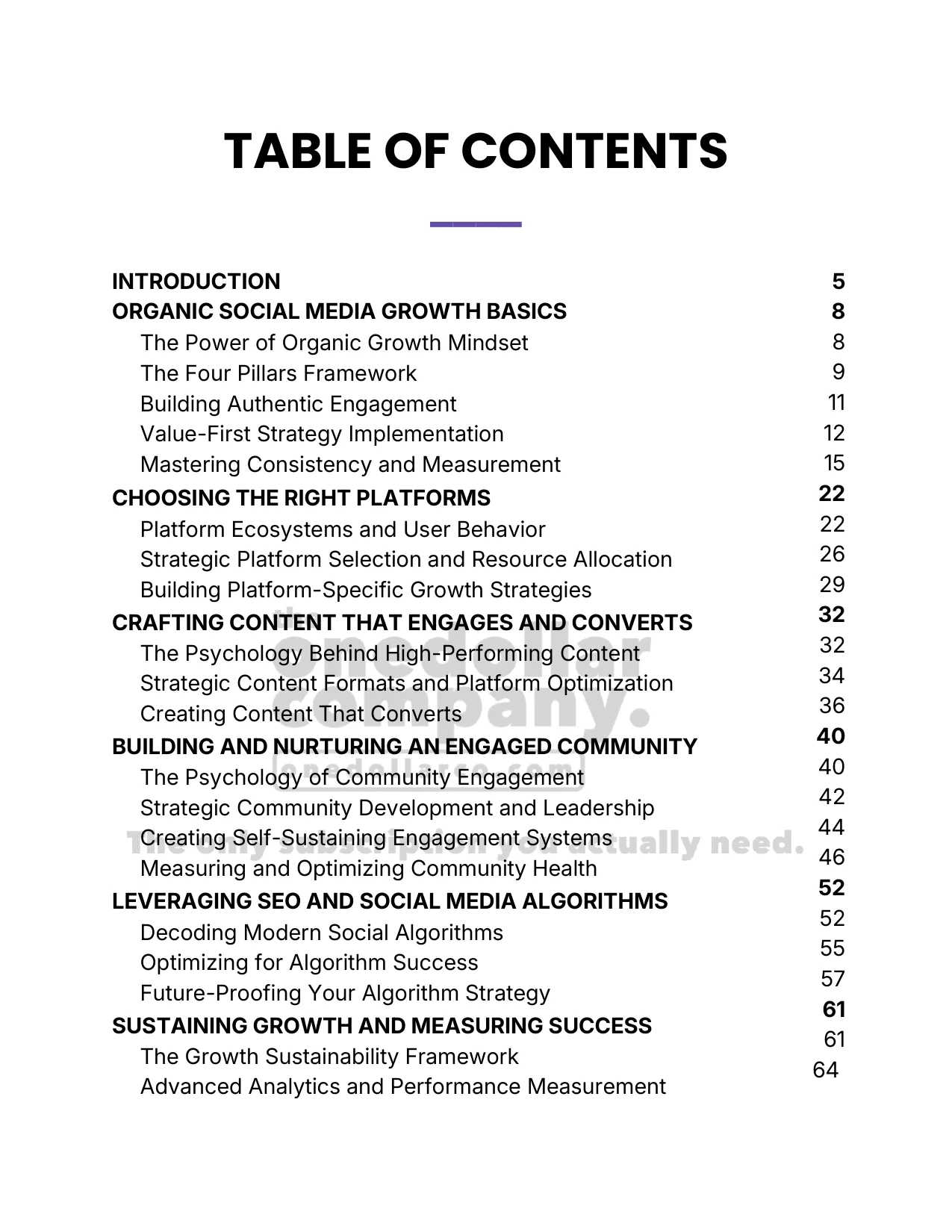 Organic Social Media Growth — Page 2
