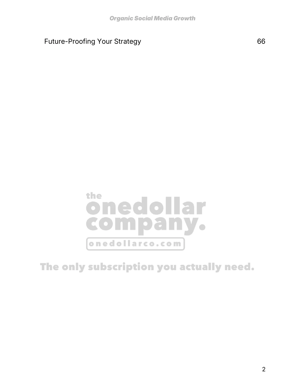 Organic Social Media Growth — Page 3
