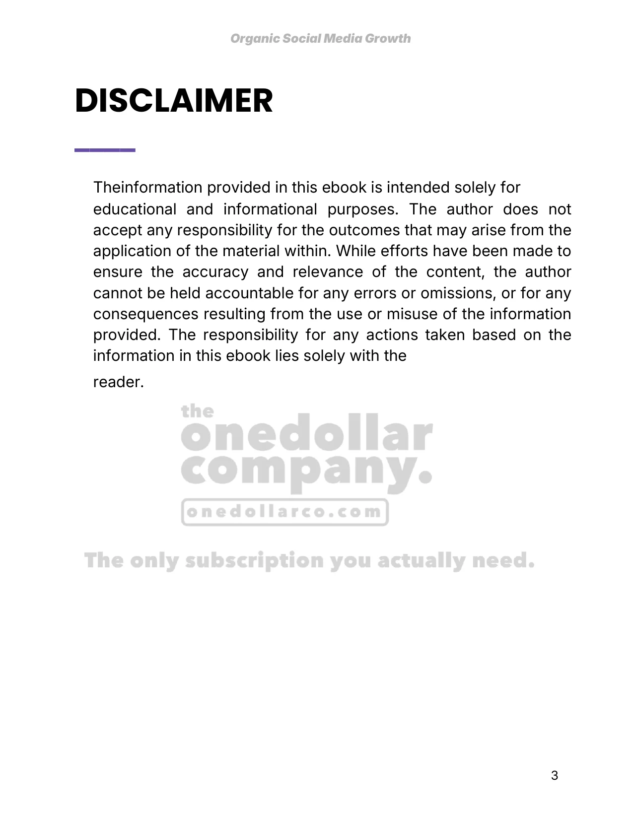Organic Social Media Growth — Page 4