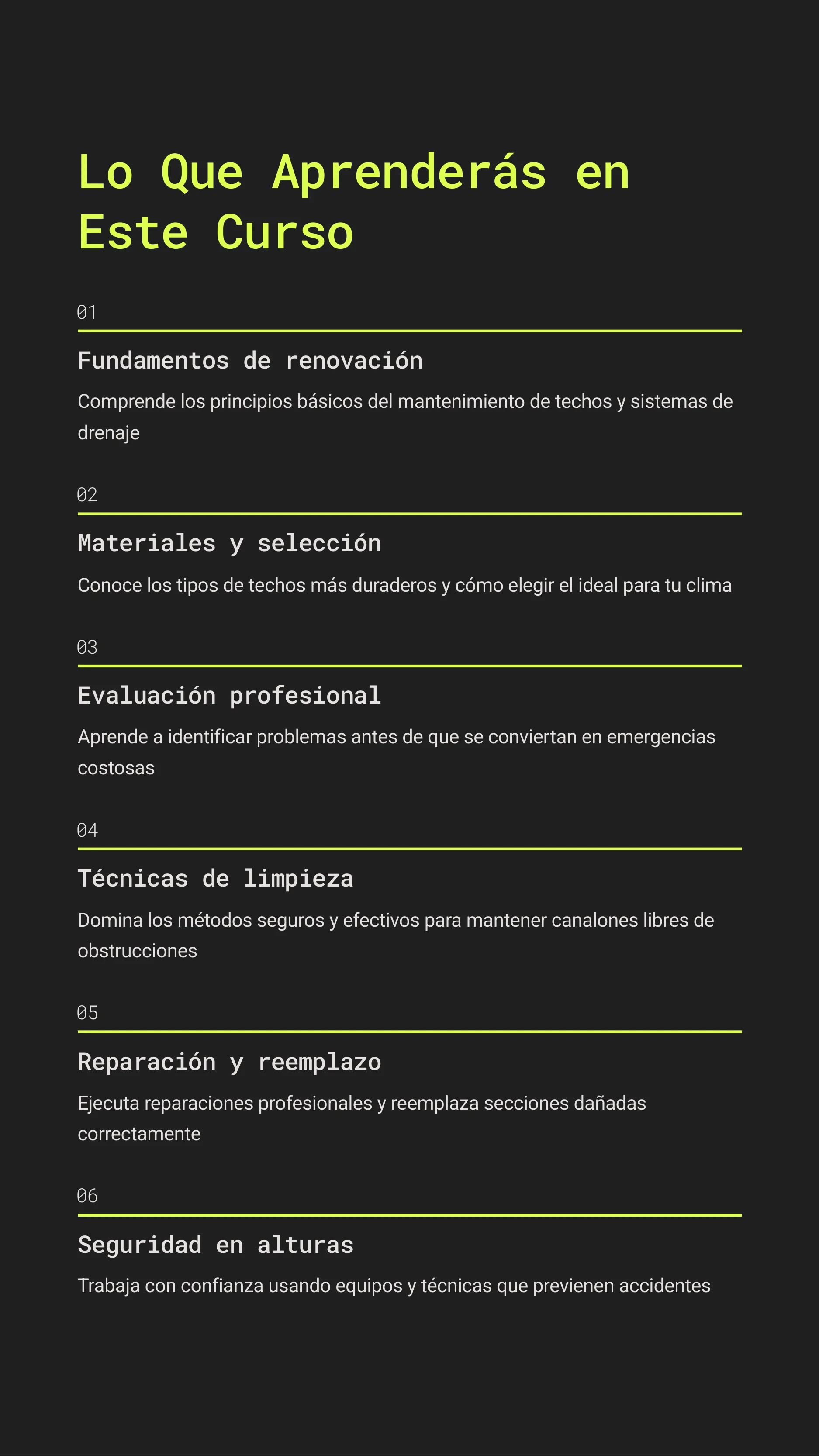 Practical Course on Roof and Gutter Renovation — Page 4