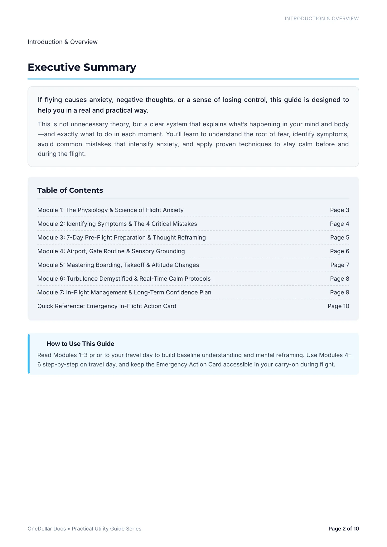 Practical Guide to Flying Without Fear — Page 2
