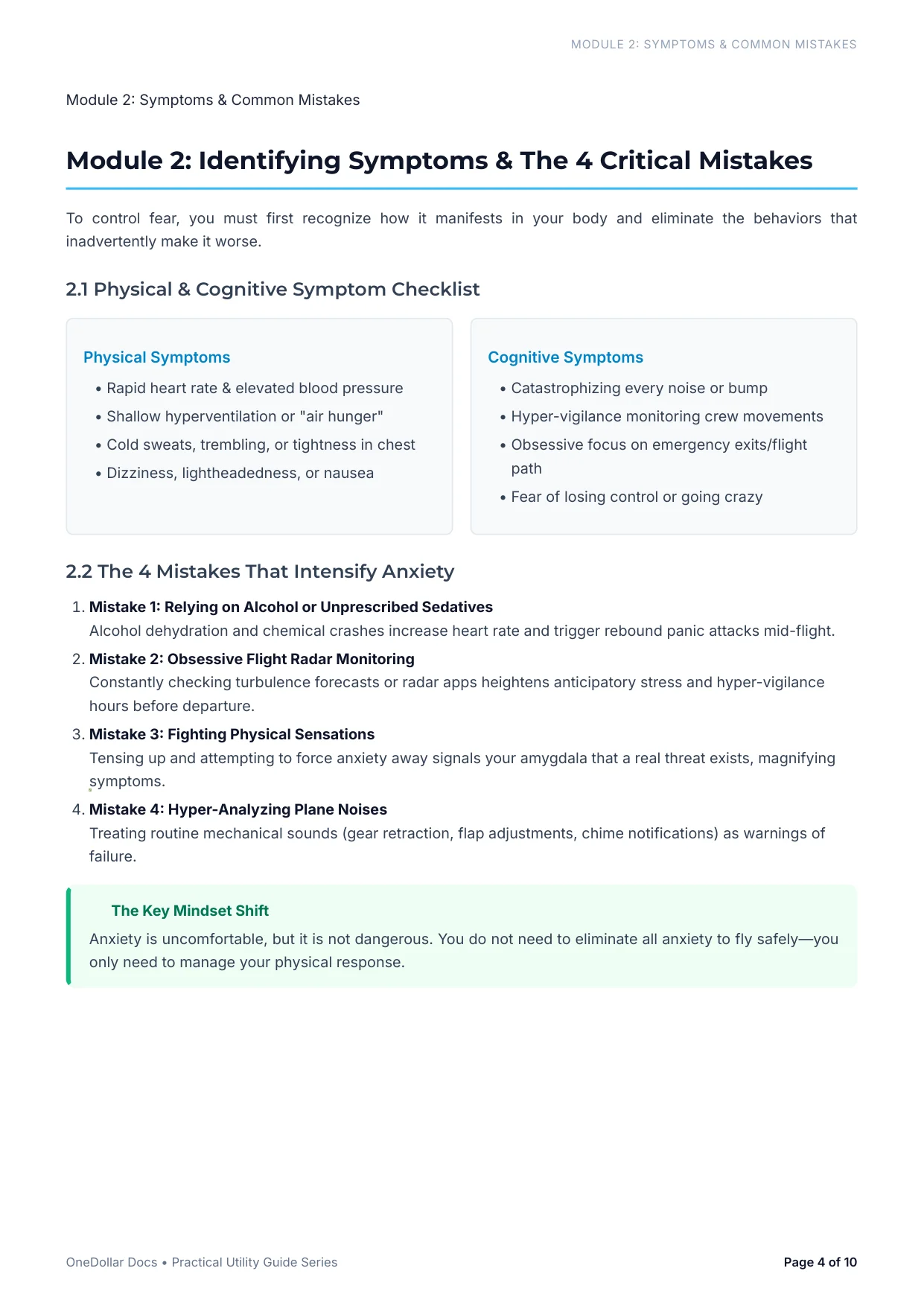 Practical Guide to Flying Without Fear — Page 4