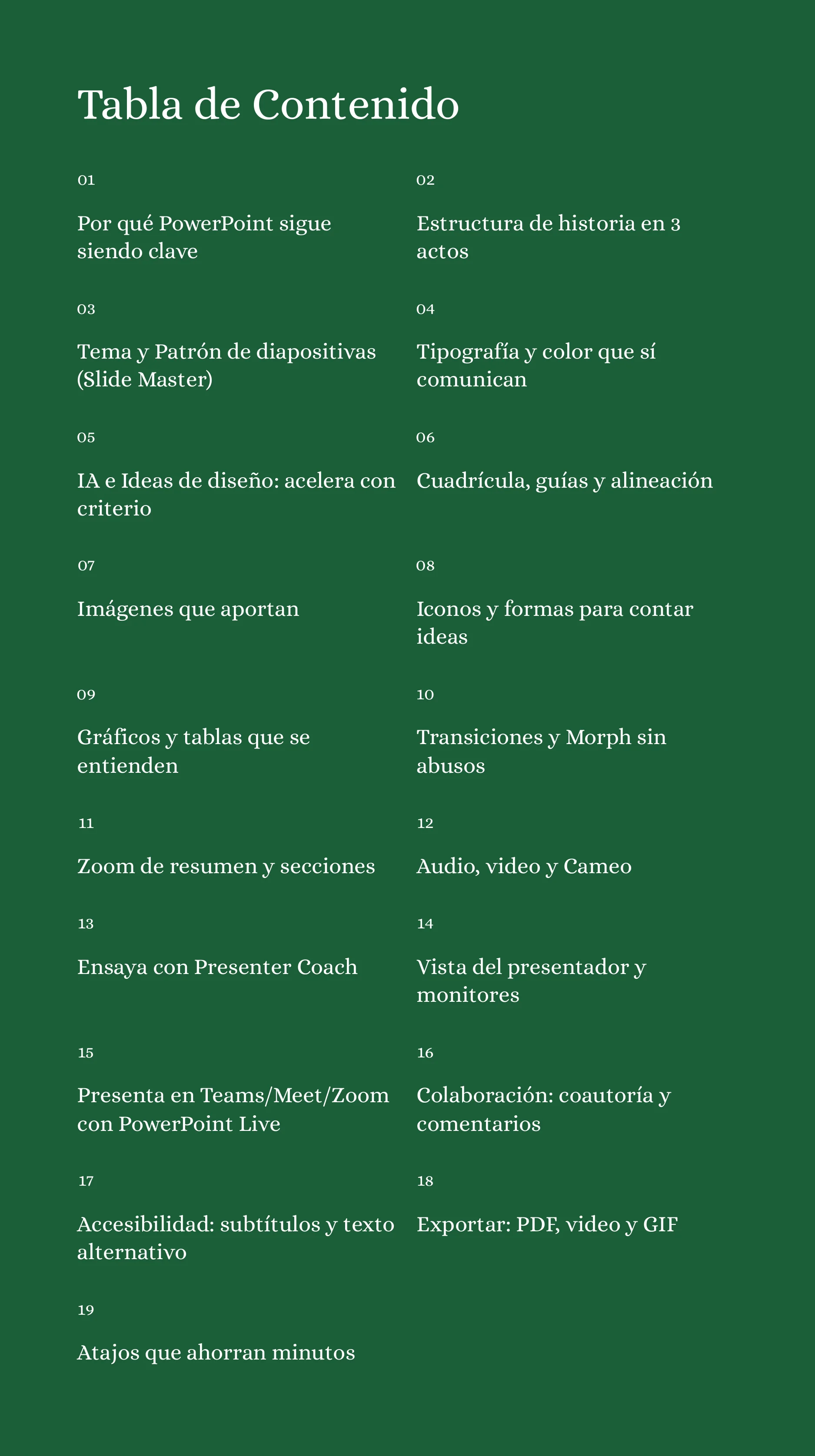 Present as a PowerPoint Expert — Page 2