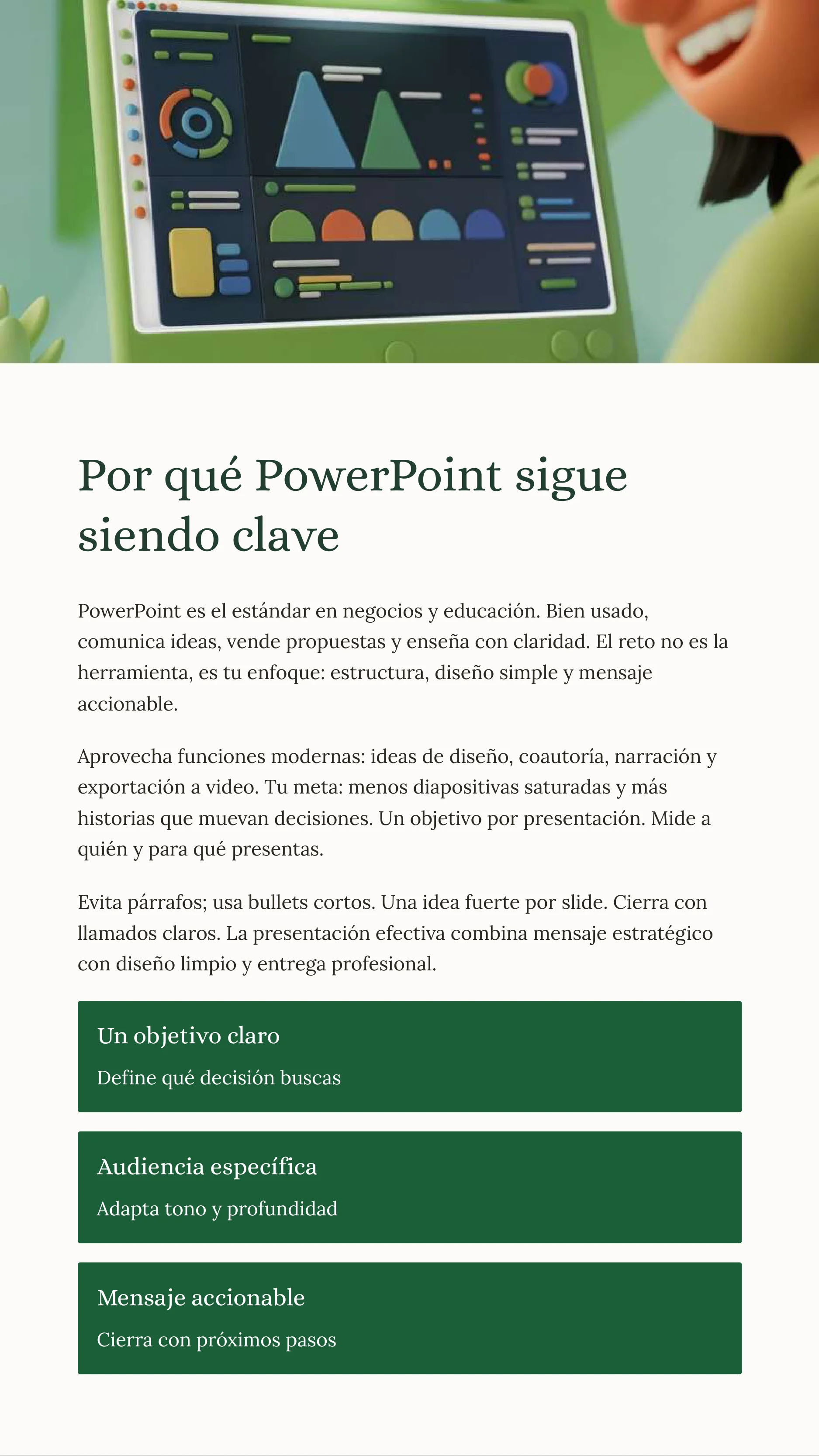 Present as a PowerPoint Expert — Page 3