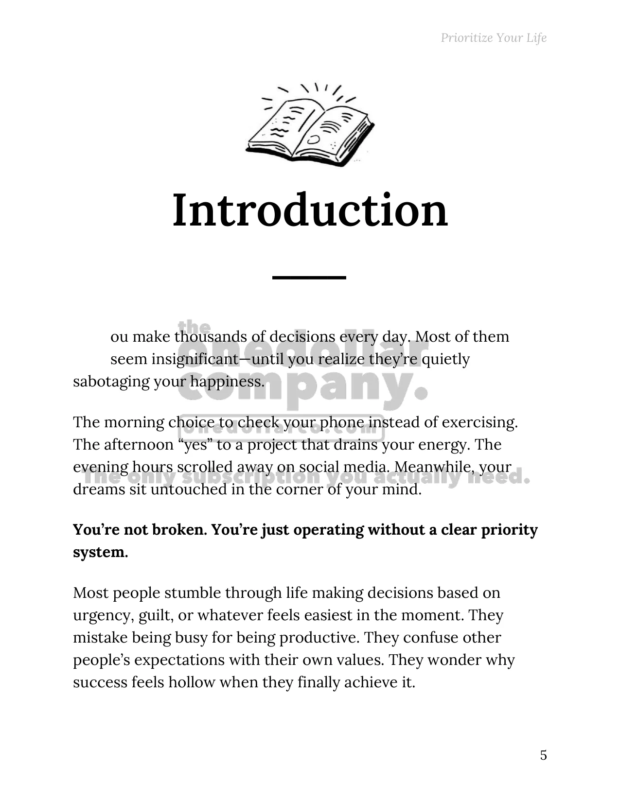 Prioritize Your Life — Page 5