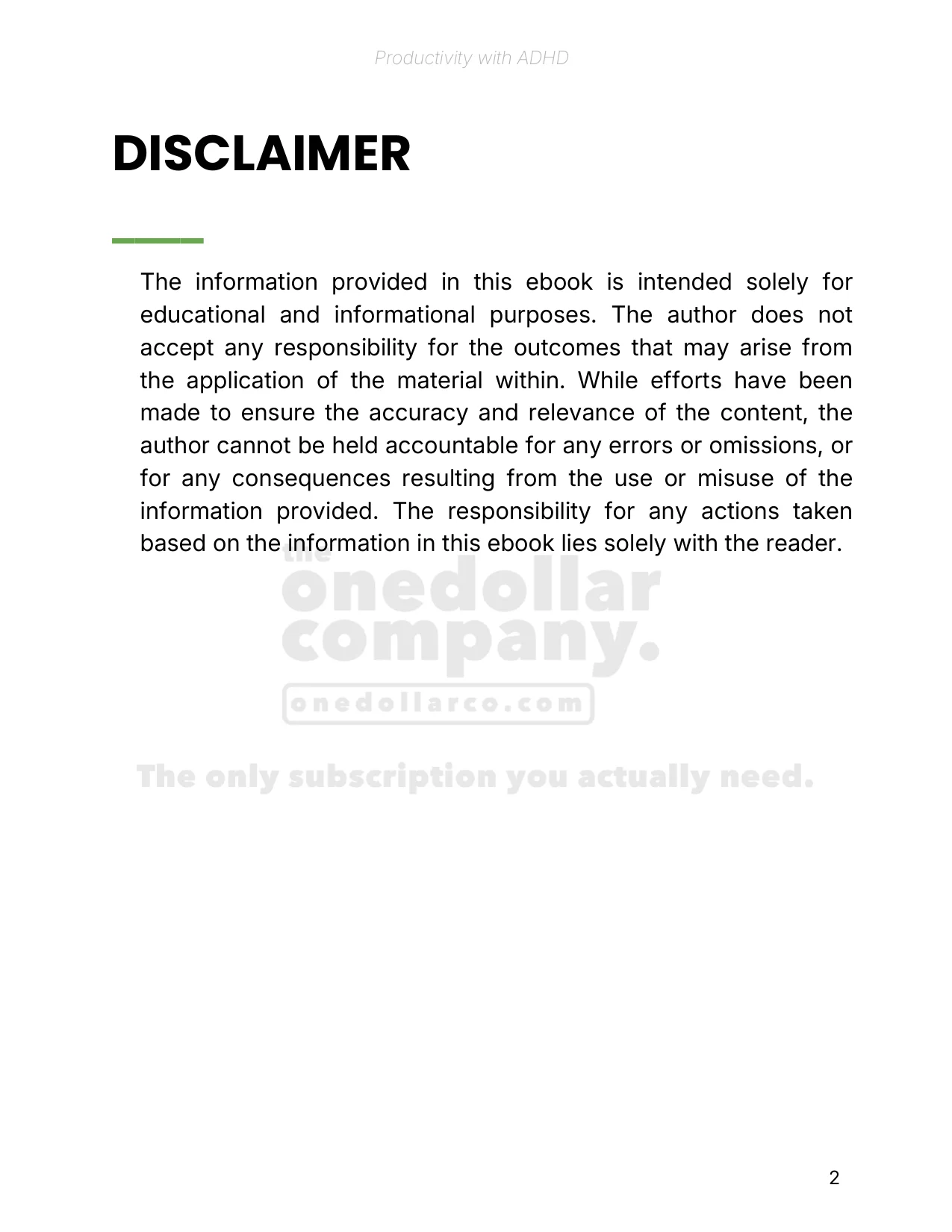 Productivity with ADHD — Page 3