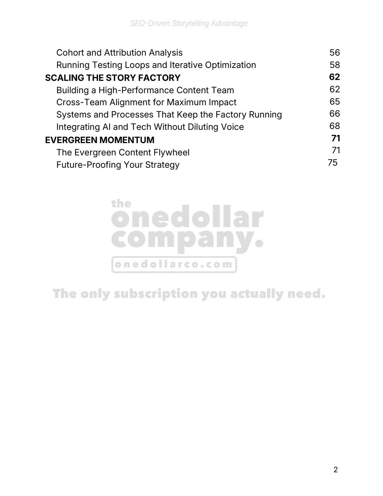 SEO-Driven Storytelling Advantage — Page 3