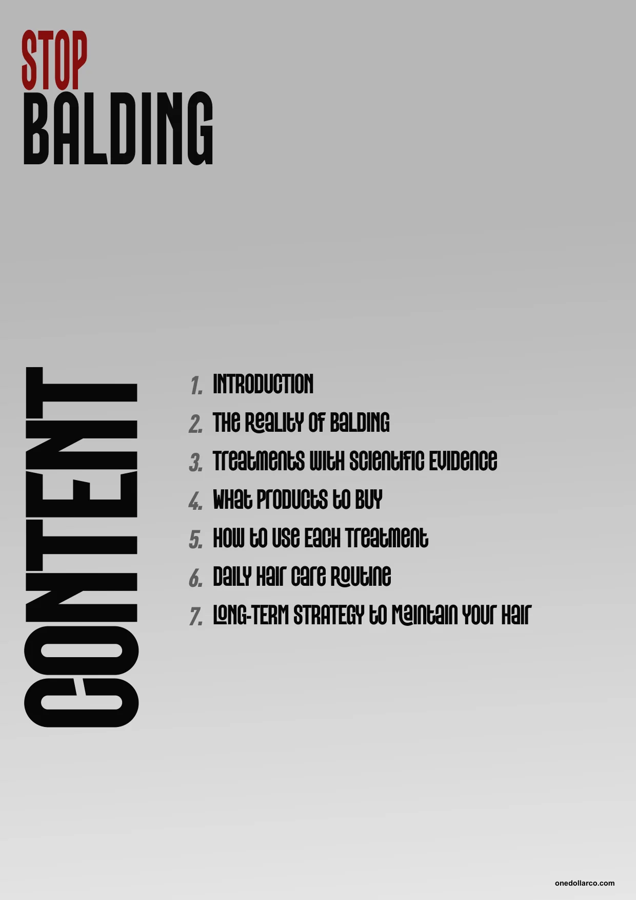 STOP BALDING: The guide and tips to recover your beautiful hair — Page 2