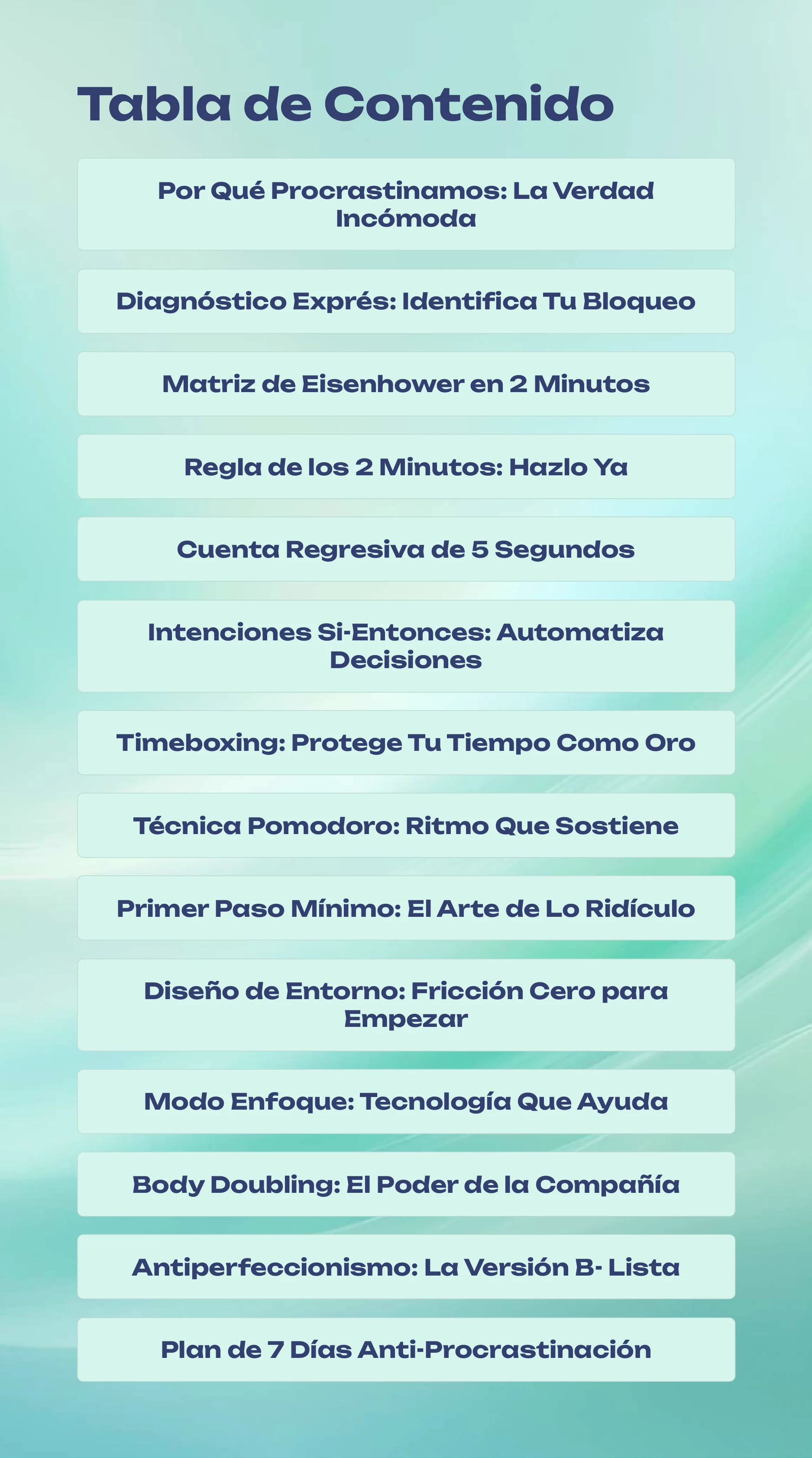 Stop Procrastinating Quick Guide — Page 2