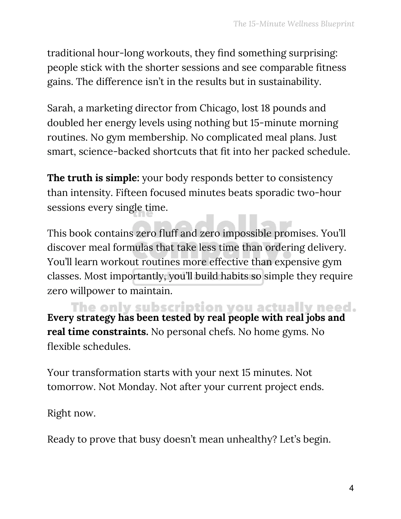 The 15 Minute Wellness Blueprint — Page 5