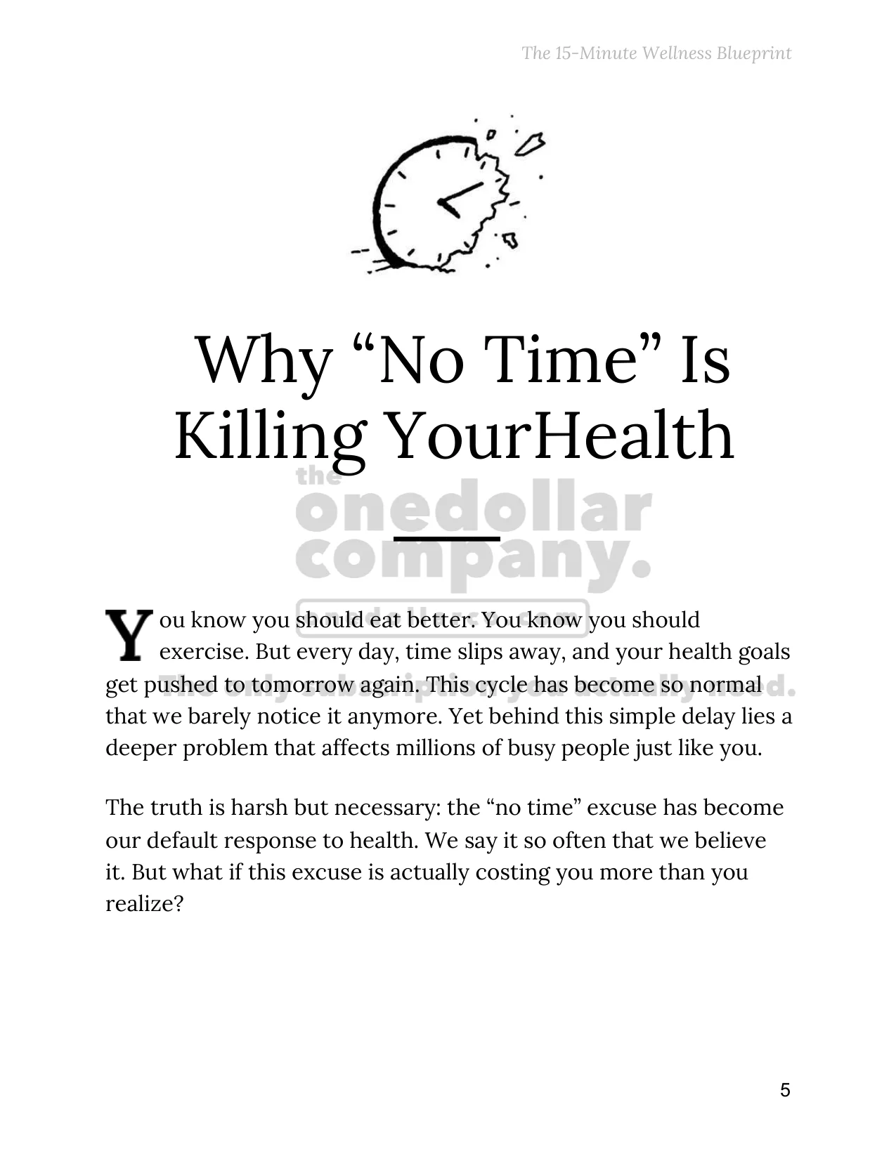 The 15 Minute Wellness Blueprint — Page 6