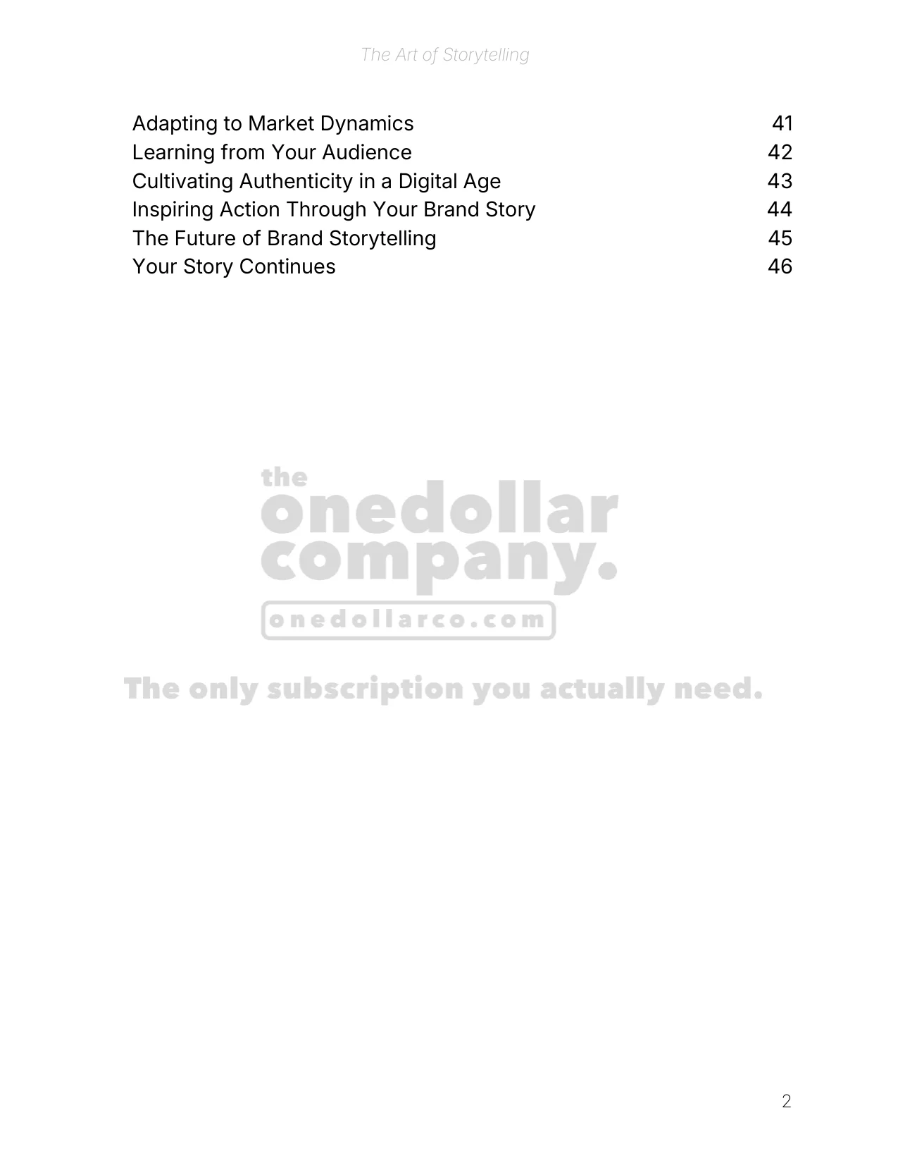 The Art of Storytelling — Page 3