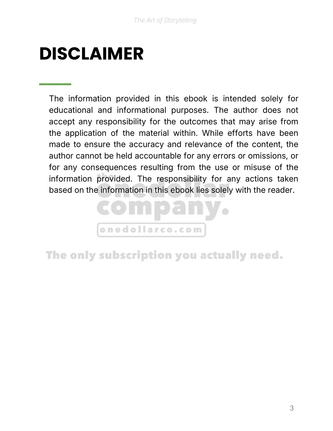 The Art of Storytelling — Page 4